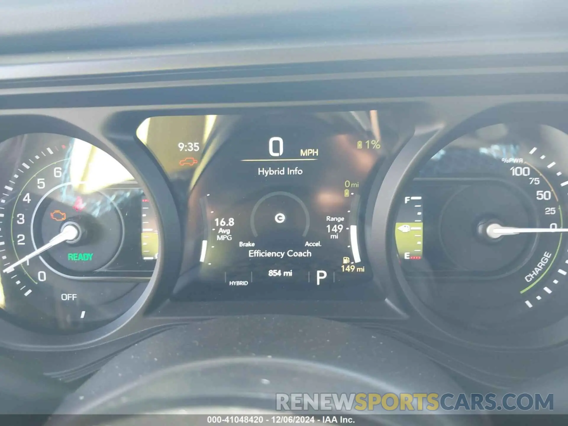 7 fotografías del automóvil dañado 1C4RJXR65RW325418 JEEP WRANGLER 4XE 2024