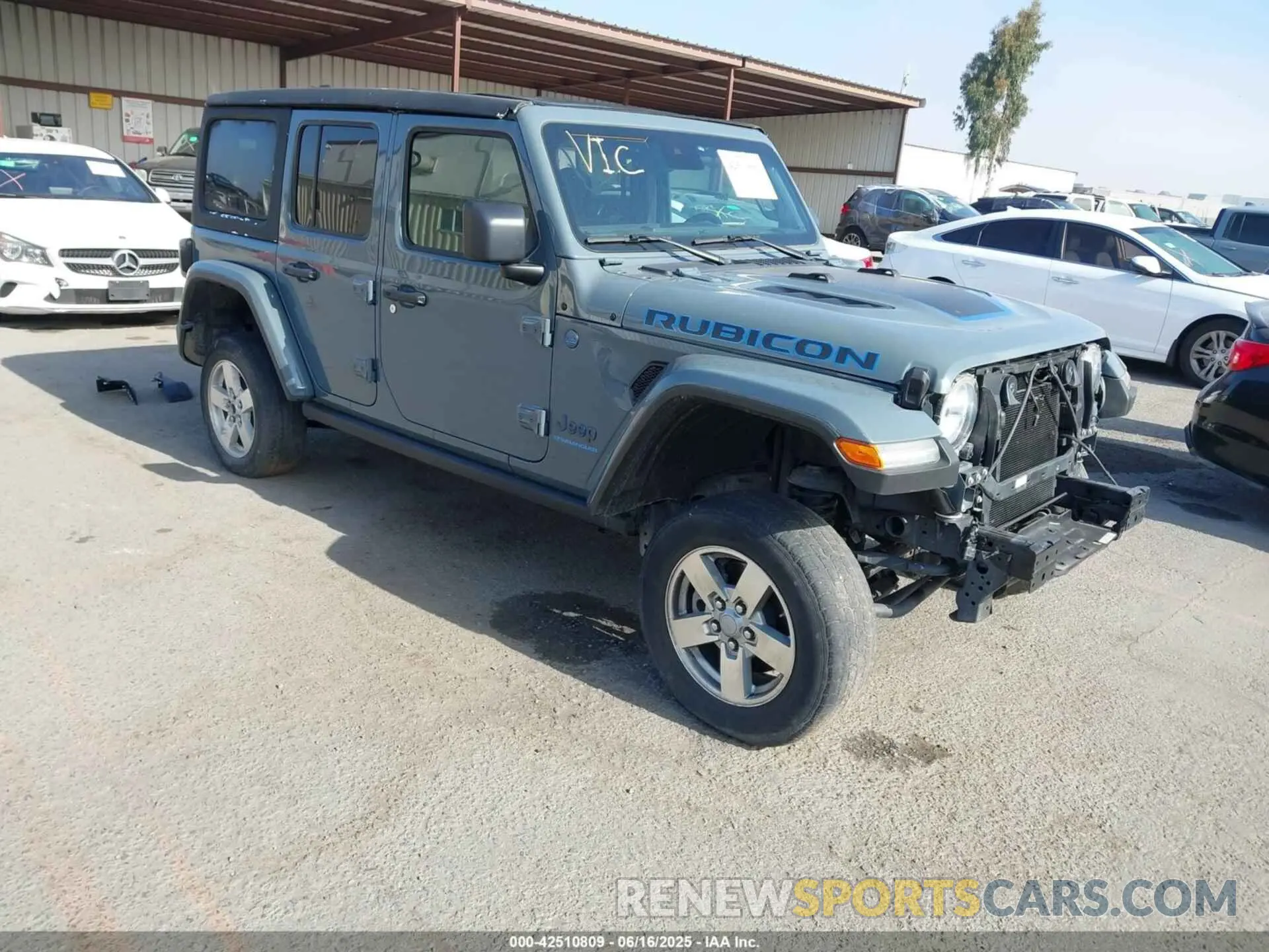 1 fotografías del automóvil dañado 1C4RJXR67RW149021 JEEP WRANGLER 4XE 2024