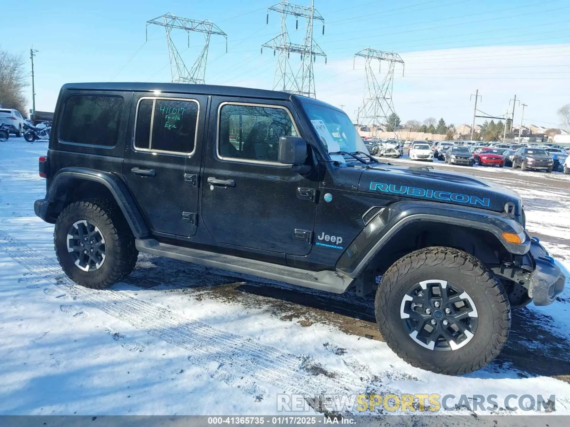 1 fotografías del automóvil dañado 1C4RJXR69RW162241 JEEP WRANGLER 4XE 2024