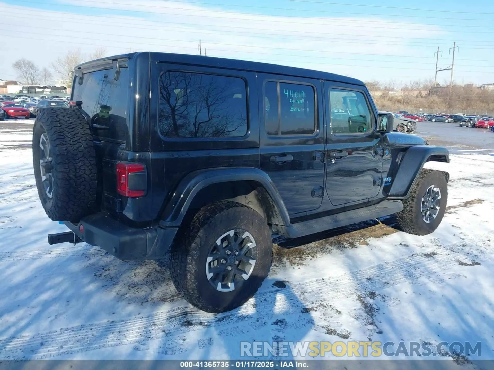 4 fotografías del automóvil dañado 1C4RJXR69RW162241 JEEP WRANGLER 4XE 2024