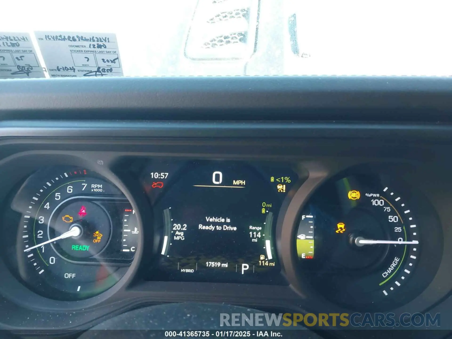 7 fotografías del automóvil dañado 1C4RJXR69RW162241 JEEP WRANGLER 4XE 2024
