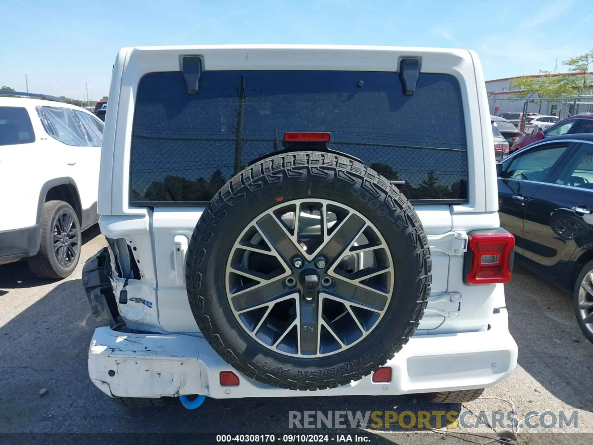 16 fotografías del automóvil dañado 1C4RJXU69RW190368 JEEP WRANGLER 4XE 2024
