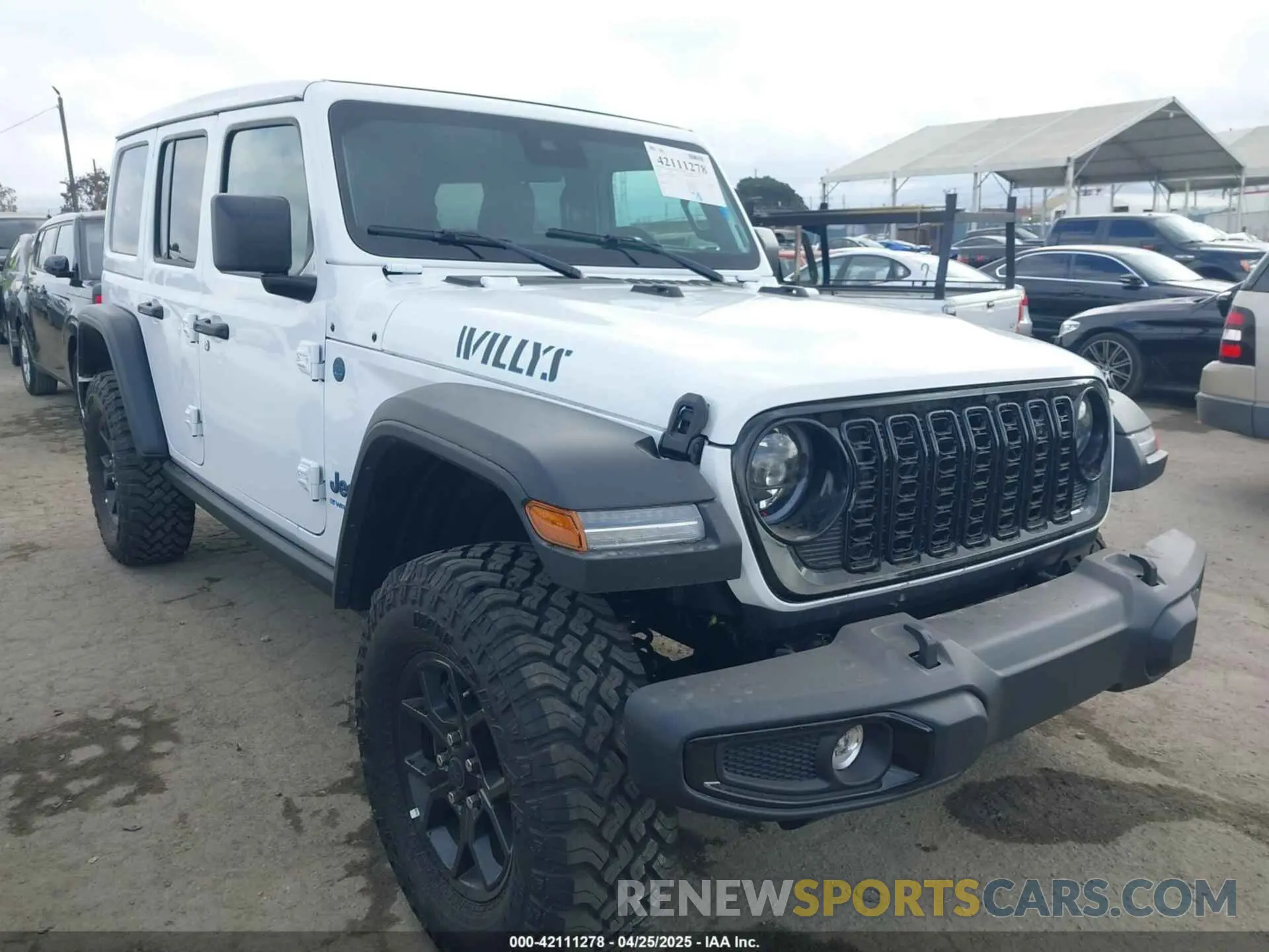 1 fotografías del automóvil dañado 1C4RJXN66SW519807 JEEP WRANGLER 4XE 2025