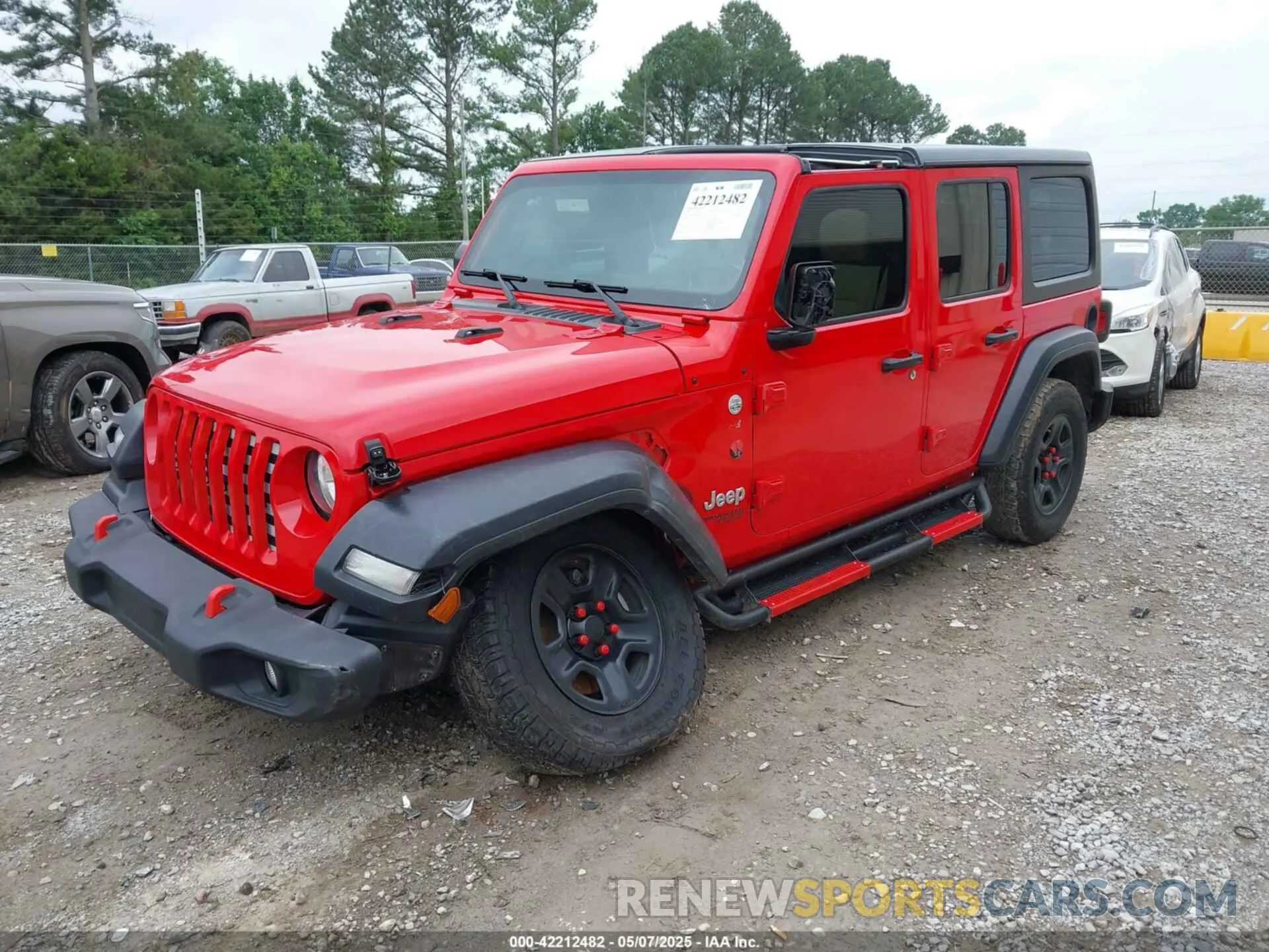 2 fotografías del automóvil dañado 1C4HJXDG0KW560147 JEEP WRANGLER UNLIMITED 2019