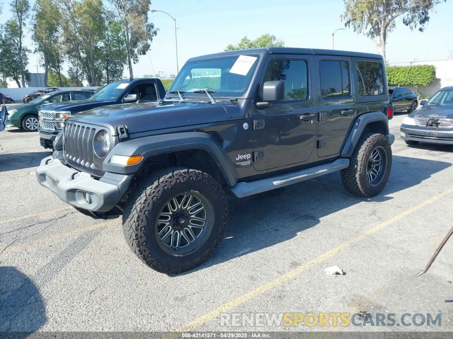 2 fotografías del automóvil dañado 1C4HJXDG1KW528470 JEEP WRANGLER UNLIMITED 2019