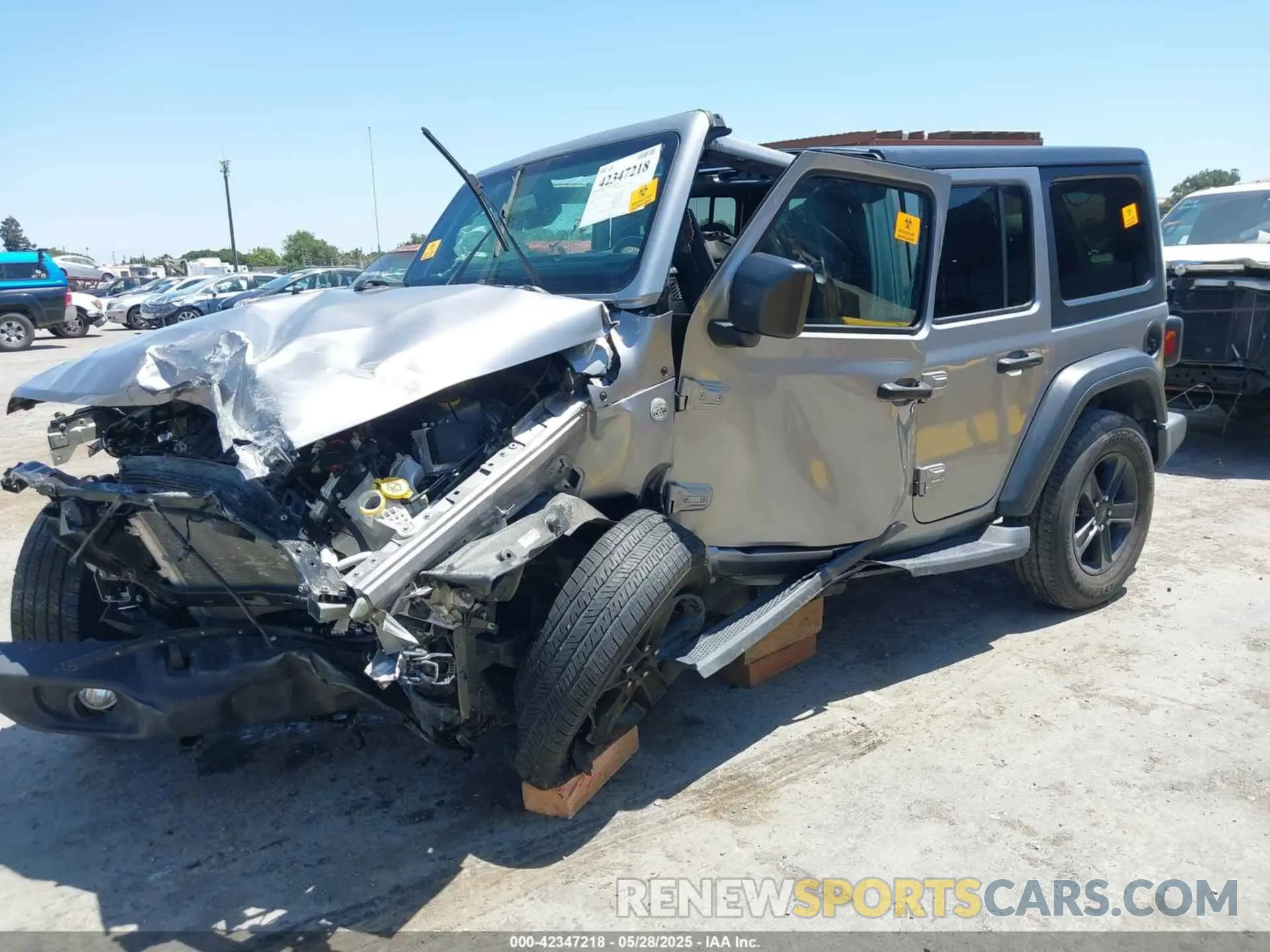 2 fotografías del automóvil dañado 1C4HJXDG1KW632215 JEEP WRANGLER UNLIMITED 2019