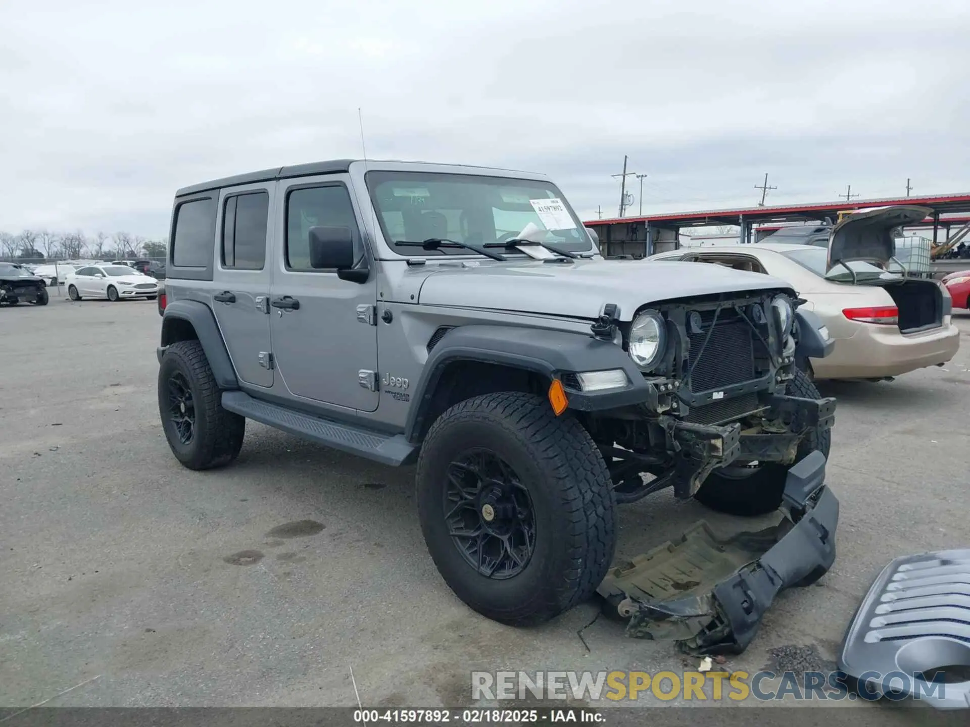 1 fotografías del automóvil dañado 1C4HJXDG4KW518726 JEEP WRANGLER UNLIMITED 2019