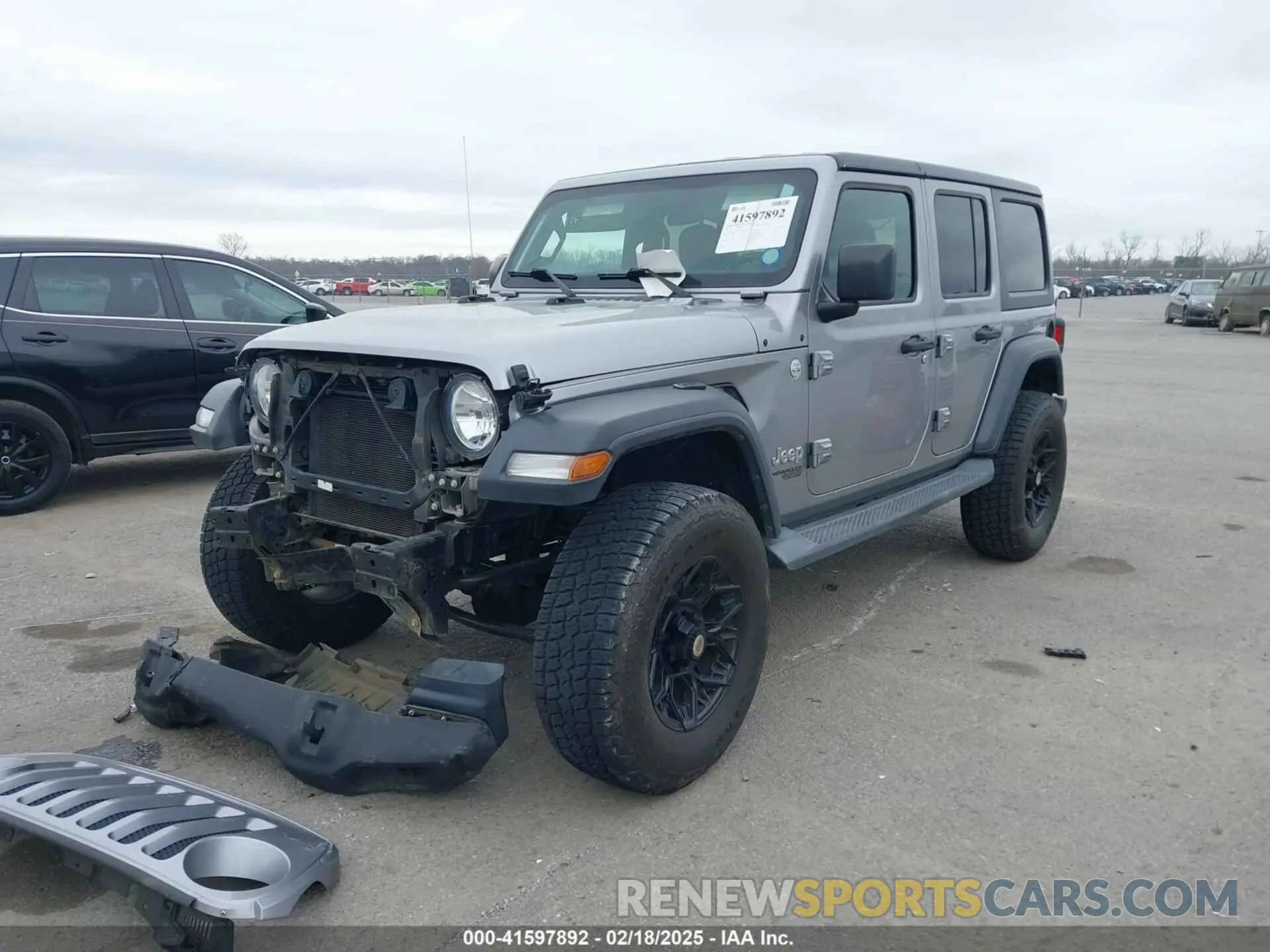 2 fotografías del automóvil dañado 1C4HJXDG4KW518726 JEEP WRANGLER UNLIMITED 2019