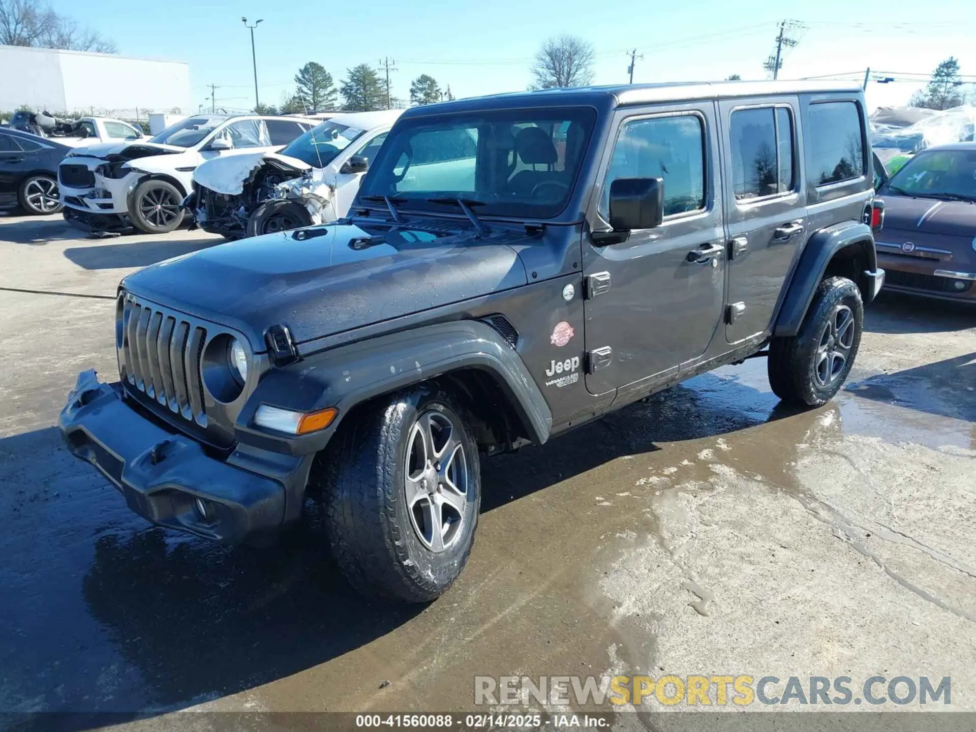 2 fotografías del automóvil dañado 1C4HJXDG5KW505015 JEEP WRANGLER UNLIMITED 2019