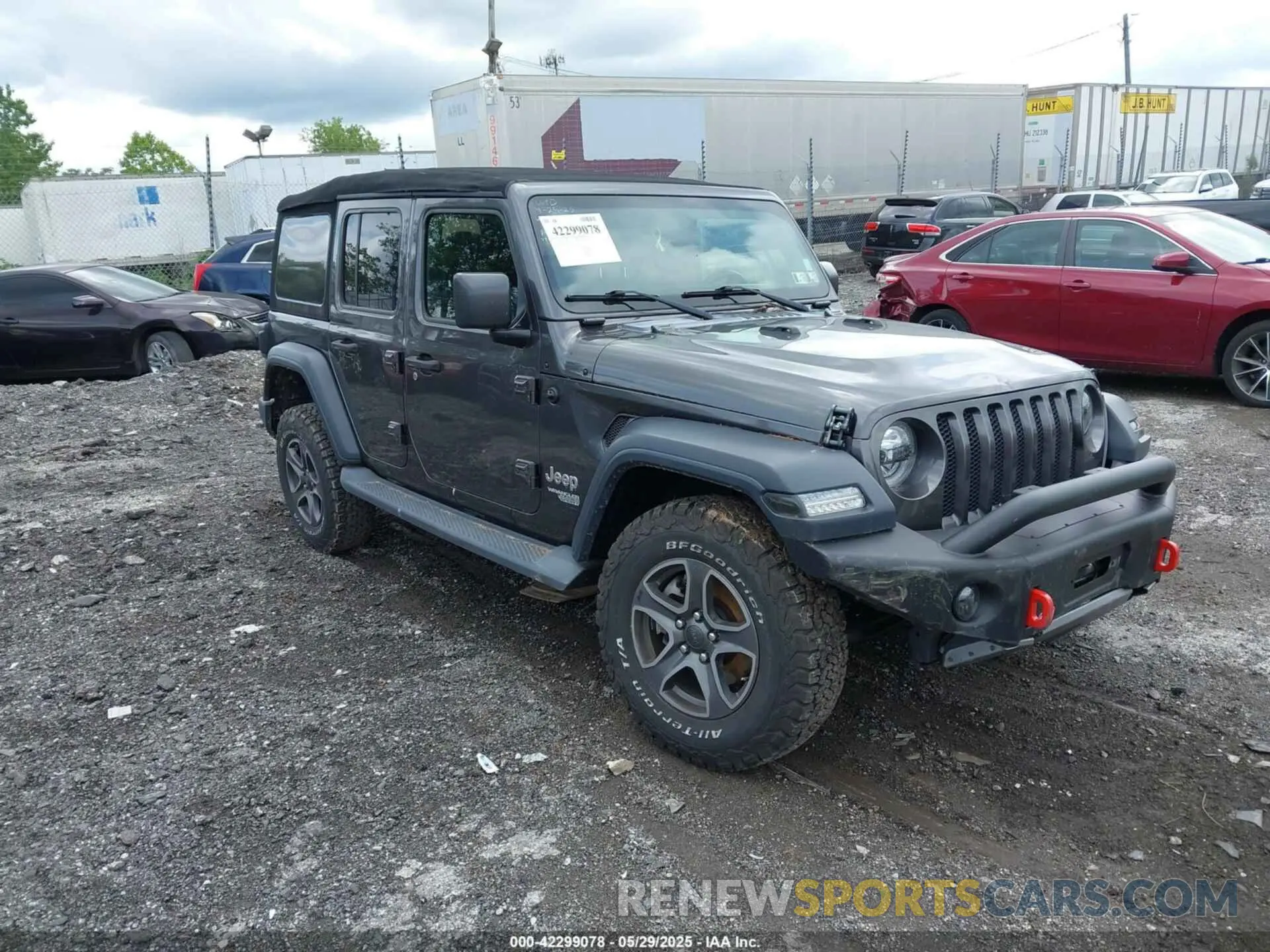 1 fotografías del automóvil dañado 1C4HJXDG6KW571640 JEEP WRANGLER UNLIMITED 2019