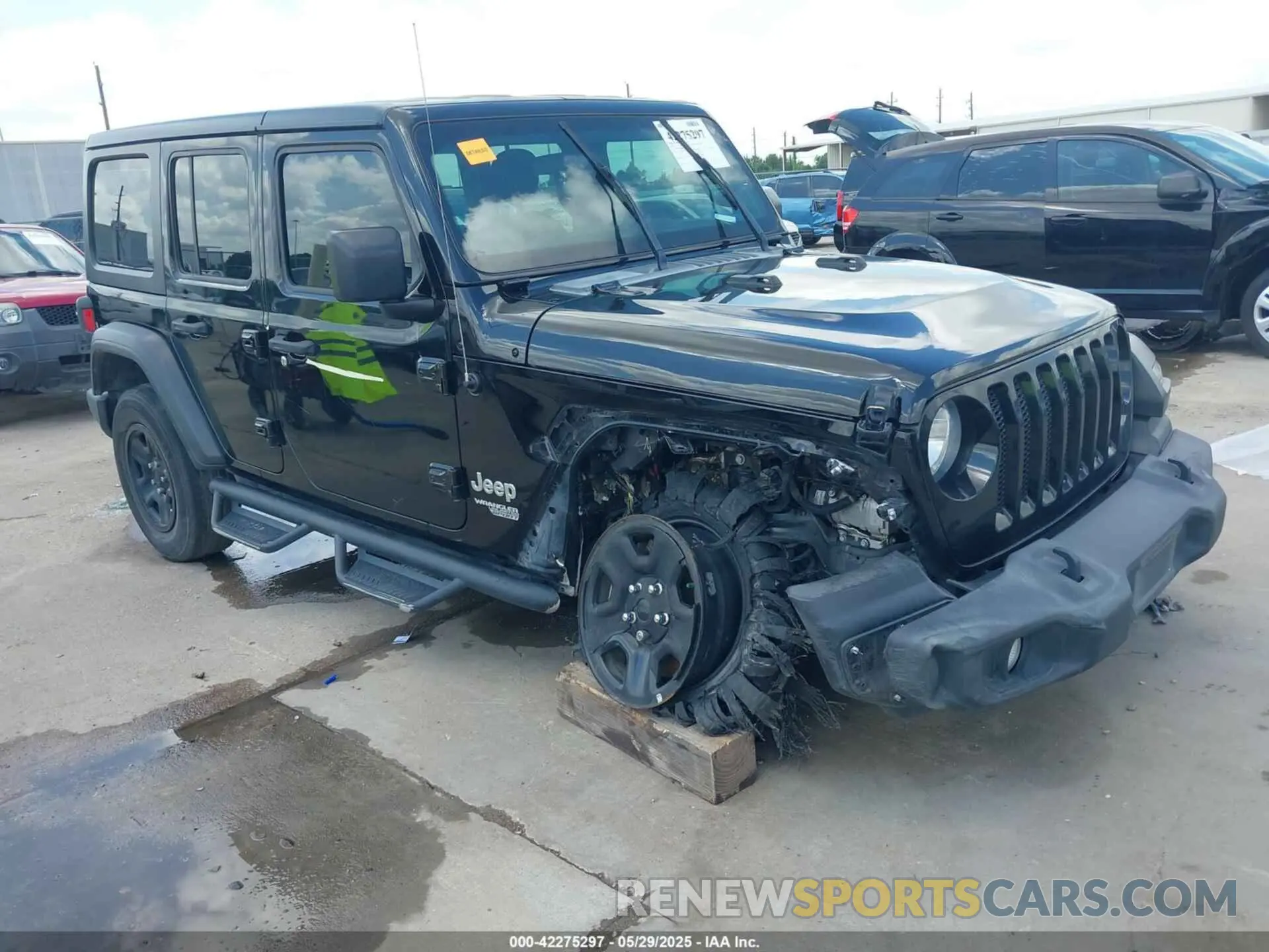 1 fotografías del automóvil dañado 1C4HJXDG9KW653488 JEEP WRANGLER UNLIMITED 2019