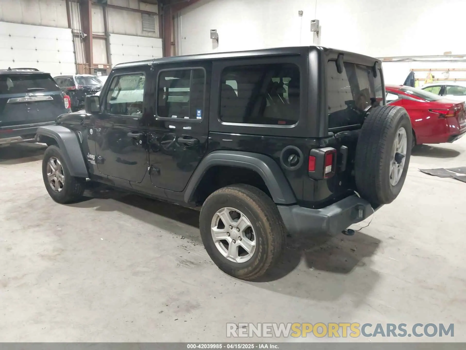 3 fotografías del automóvil dañado 1C4HJXDGXKW505396 JEEP WRANGLER UNLIMITED 2019