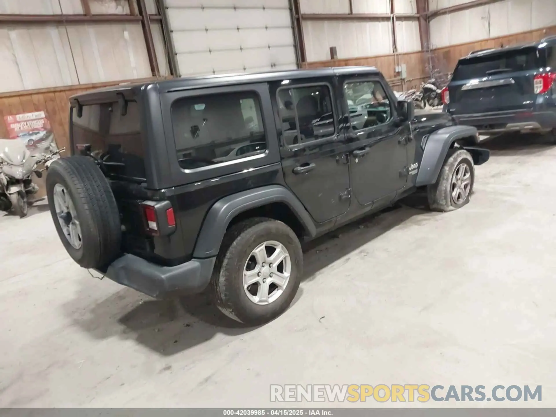4 fotografías del automóvil dañado 1C4HJXDGXKW505396 JEEP WRANGLER UNLIMITED 2019