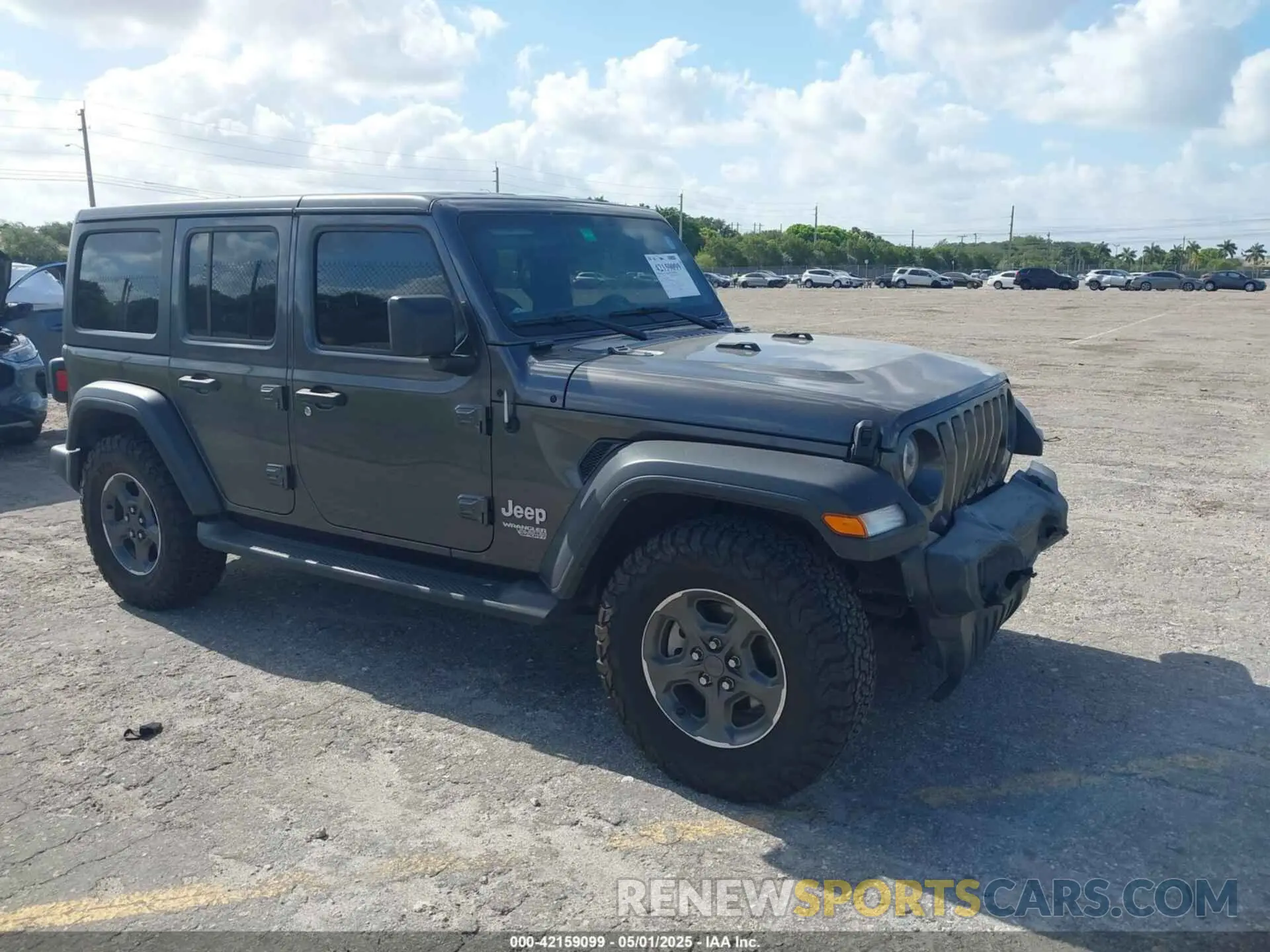 1 fotografías del automóvil dañado 1C4HJXDN9KW636592 JEEP WRANGLER UNLIMITED 2019