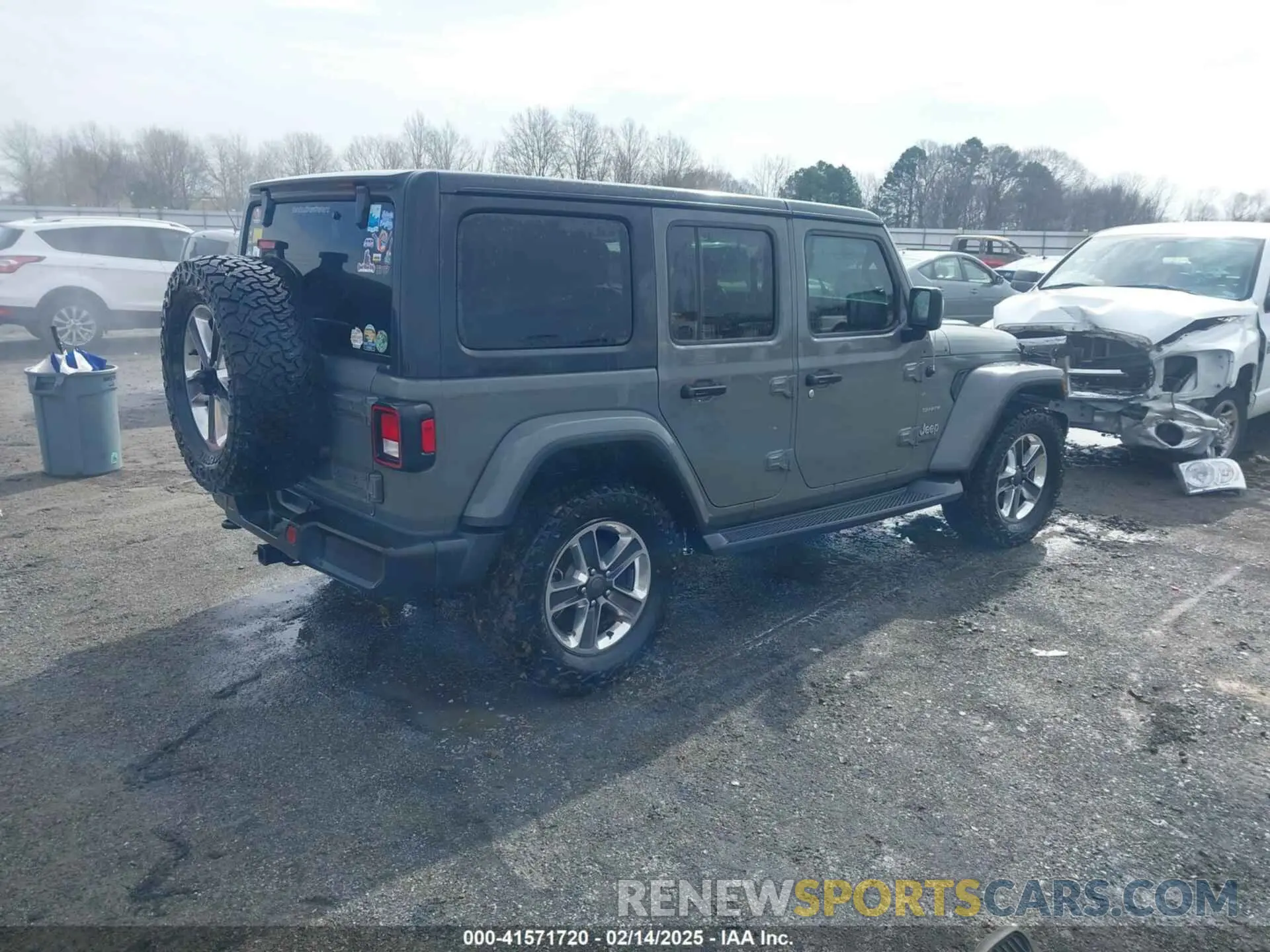 4 fotografías del automóvil dañado 1C4HJXEG0KW518169 JEEP WRANGLER UNLIMITED 2019