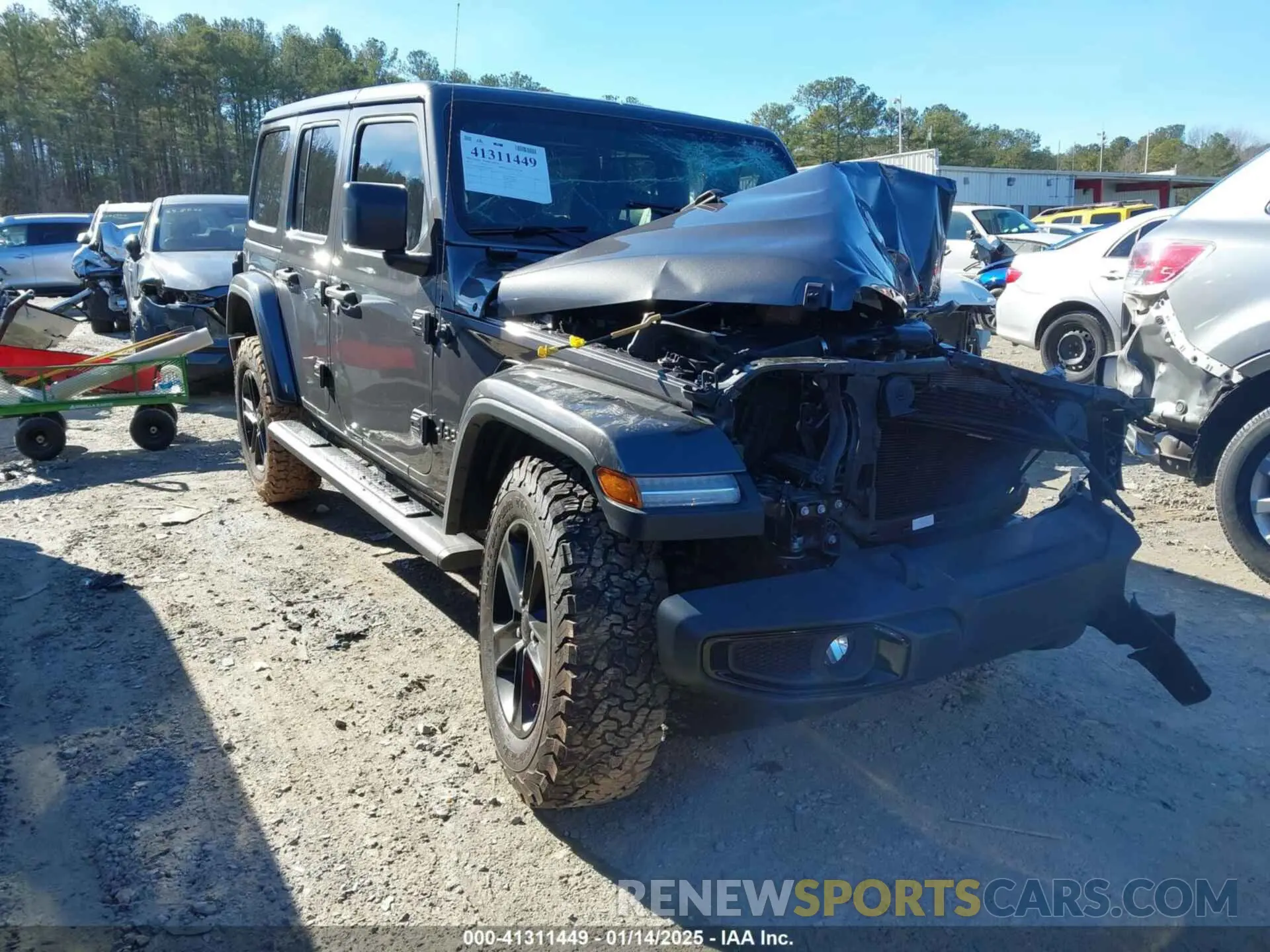 1 fotografías del automóvil dañado 1C4HJXEG3KW641979 JEEP WRANGLER UNLIMITED 2019