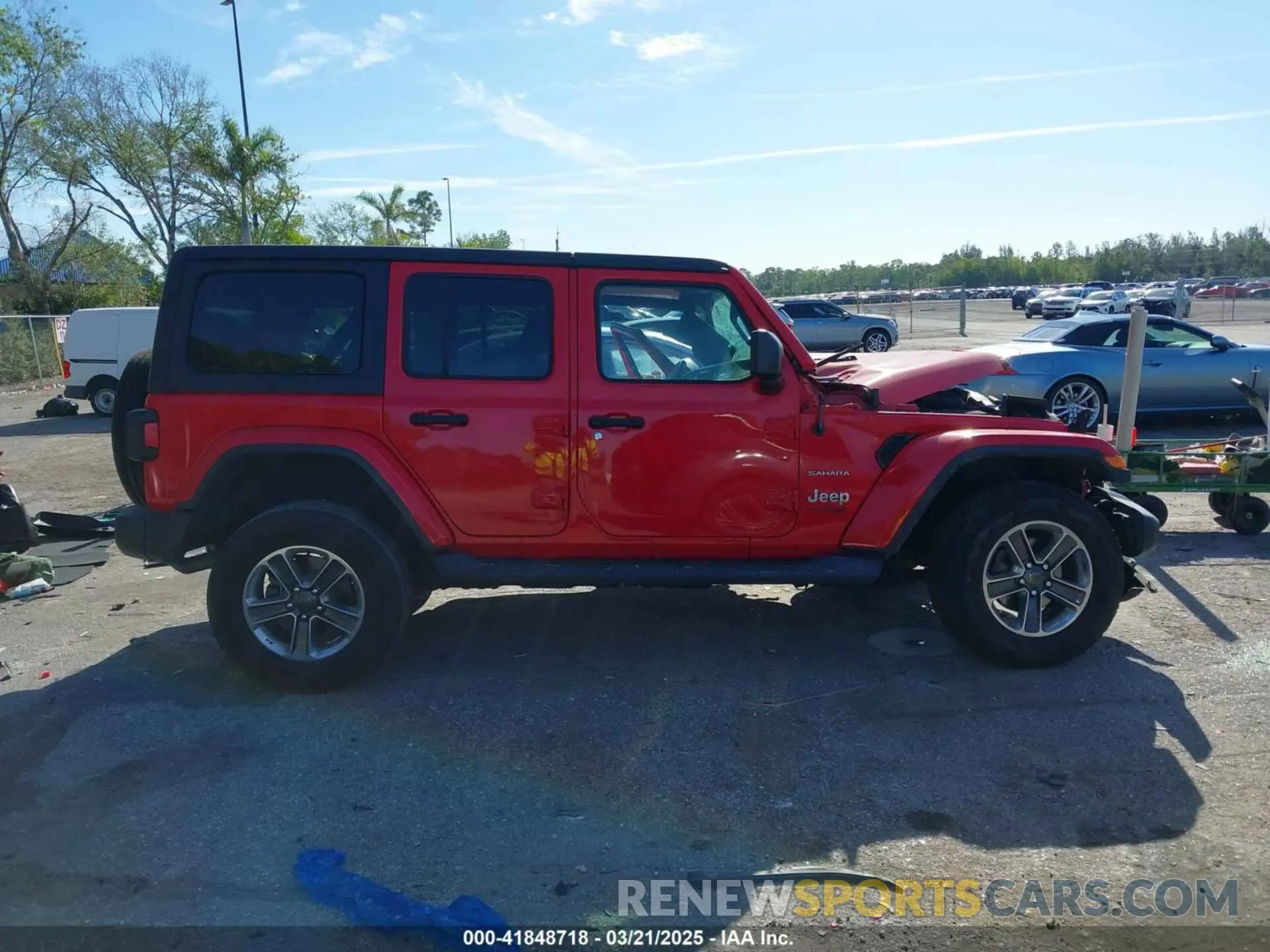 12 fotografías del automóvil dañado 1C4HJXEG4KW551806 JEEP WRANGLER UNLIMITED 2019
