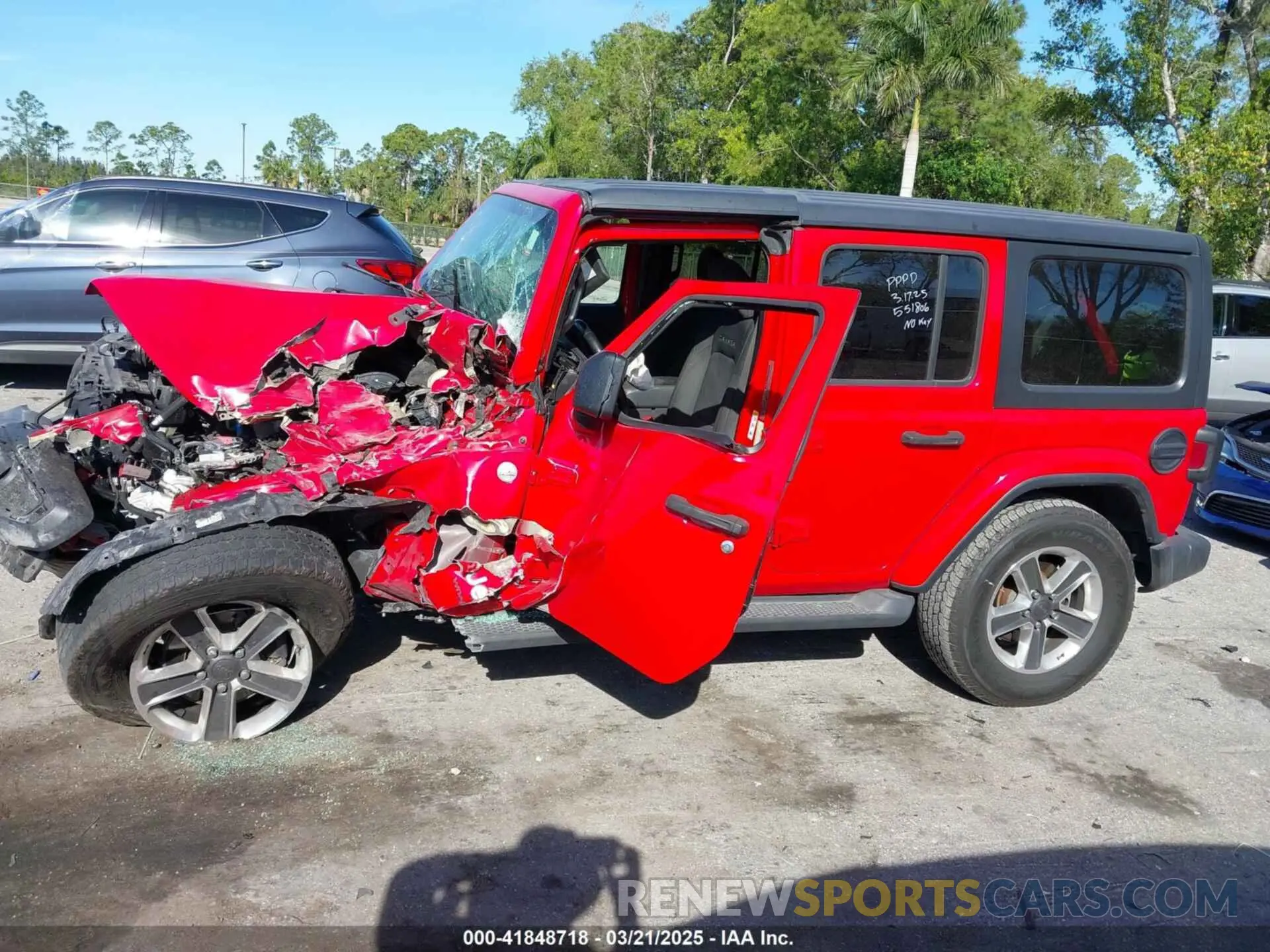 13 fotografías del automóvil dañado 1C4HJXEG4KW551806 JEEP WRANGLER UNLIMITED 2019