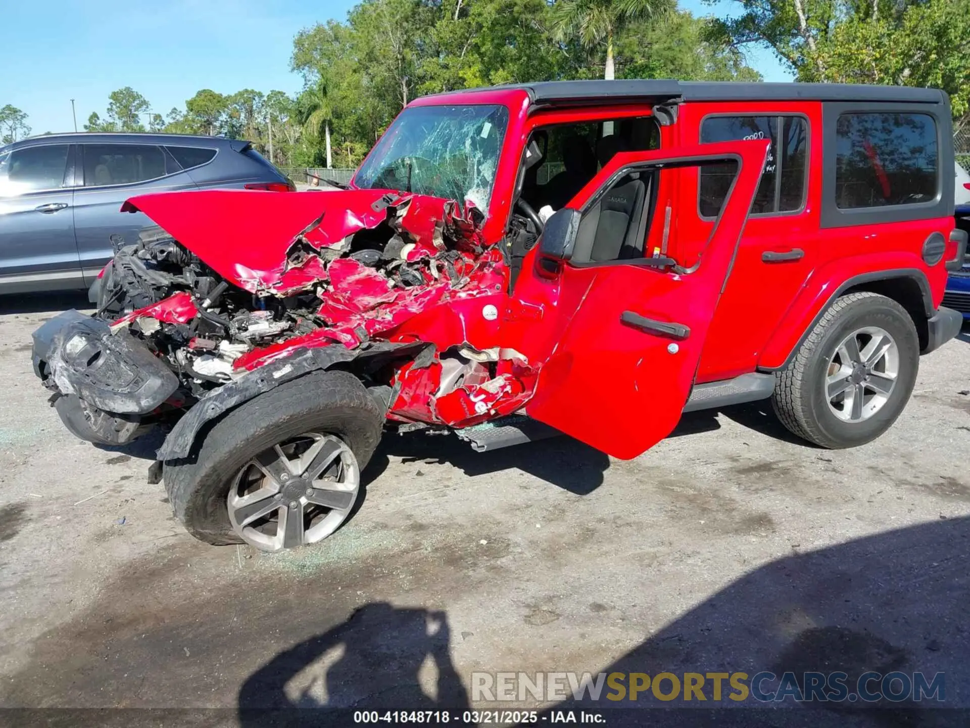 2 fotografías del automóvil dañado 1C4HJXEG4KW551806 JEEP WRANGLER UNLIMITED 2019