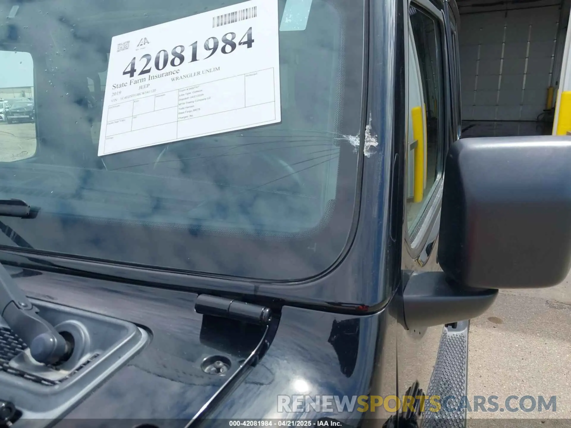13 fotografías del automóvil dañado 1C4HJXEG8KW541120 JEEP WRANGLER UNLIMITED 2019