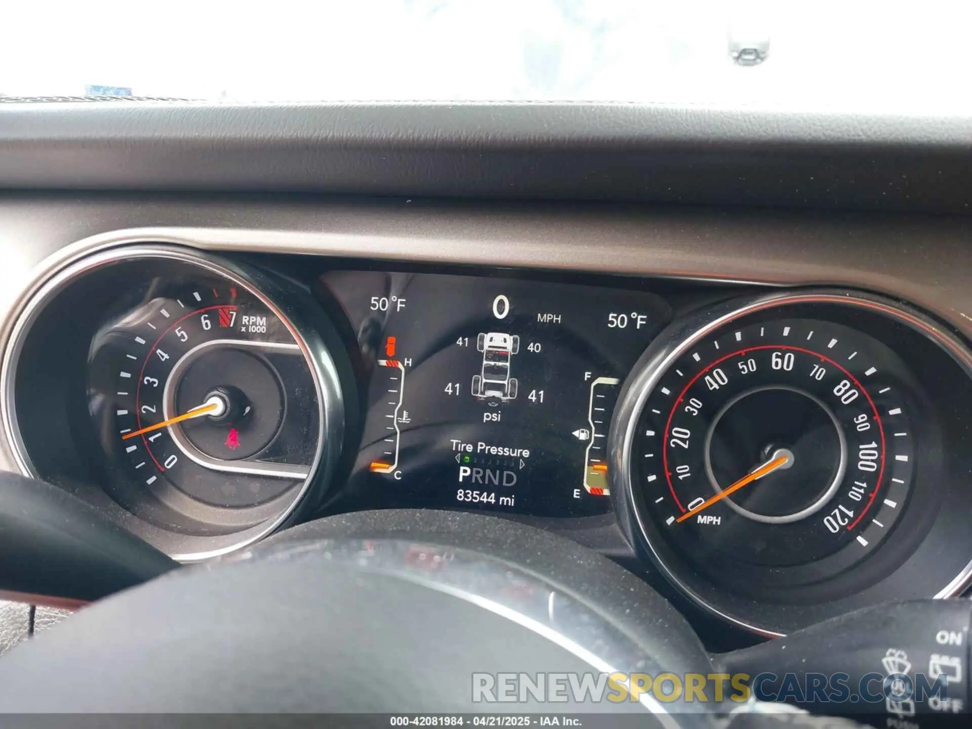 7 fotografías del automóvil dañado 1C4HJXEG8KW541120 JEEP WRANGLER UNLIMITED 2019
