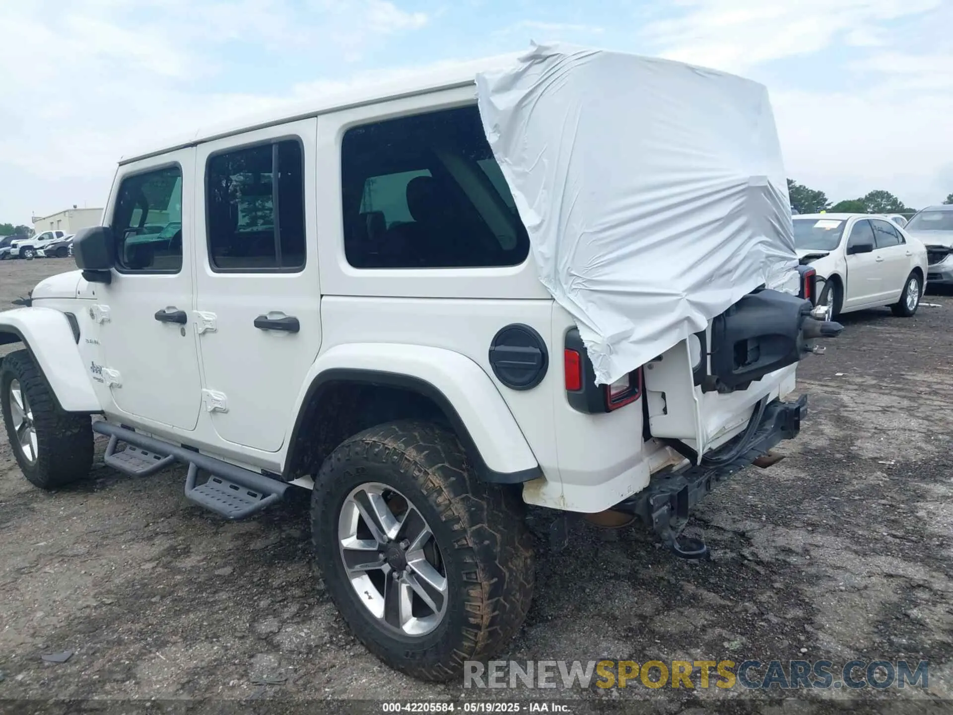 3 fotografías del automóvil dañado 1C4HJXEN2KW558851 JEEP WRANGLER UNLIMITED 2019