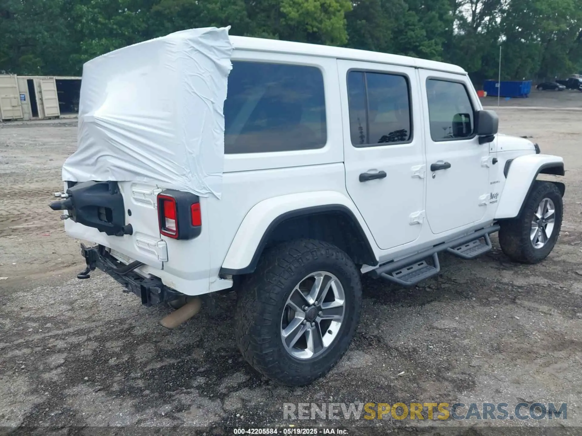 4 fotografías del automóvil dañado 1C4HJXEN2KW558851 JEEP WRANGLER UNLIMITED 2019