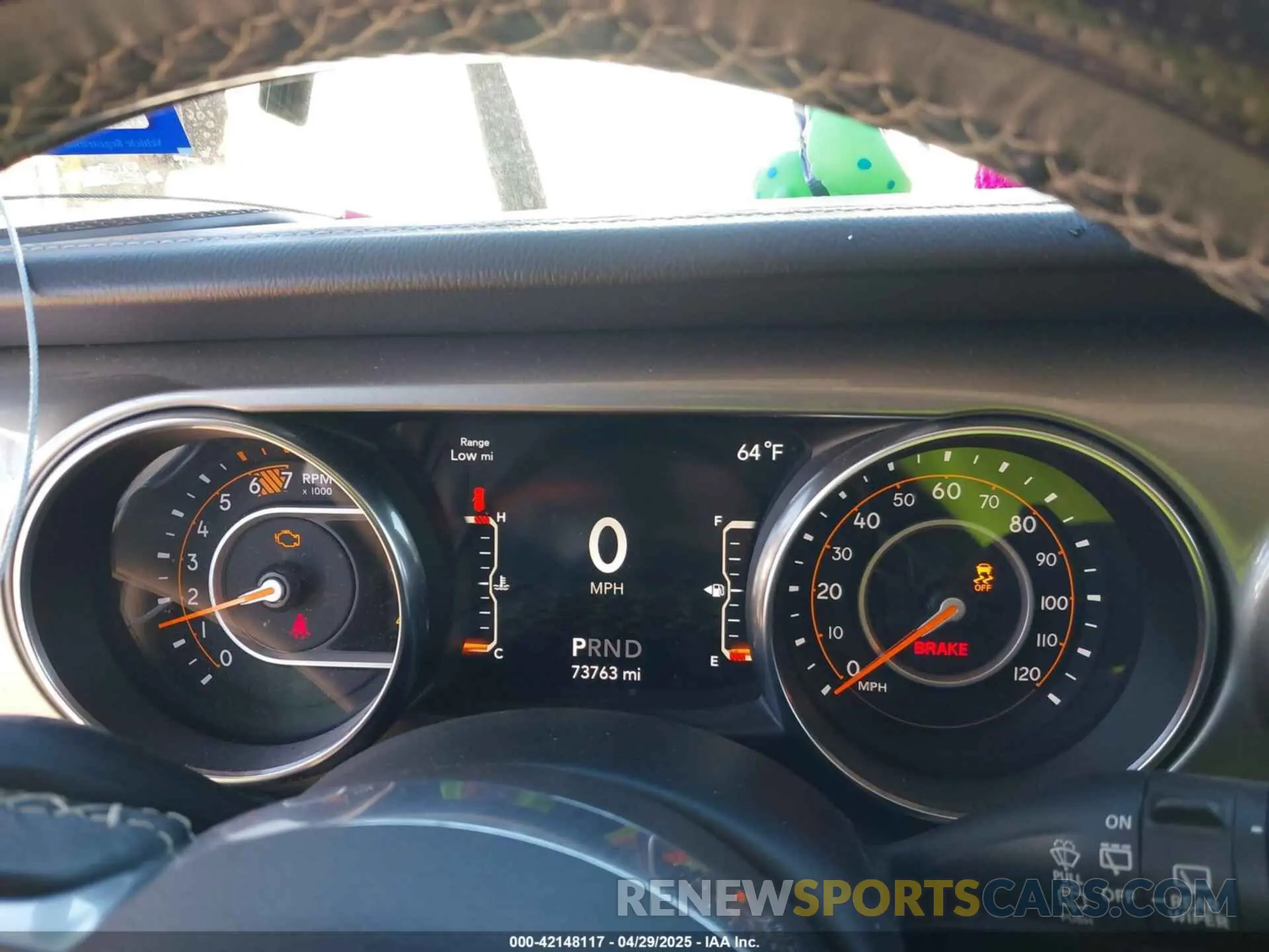 7 fotografías del automóvil dañado 1C4HJXEN3KW591602 JEEP WRANGLER UNLIMITED 2019