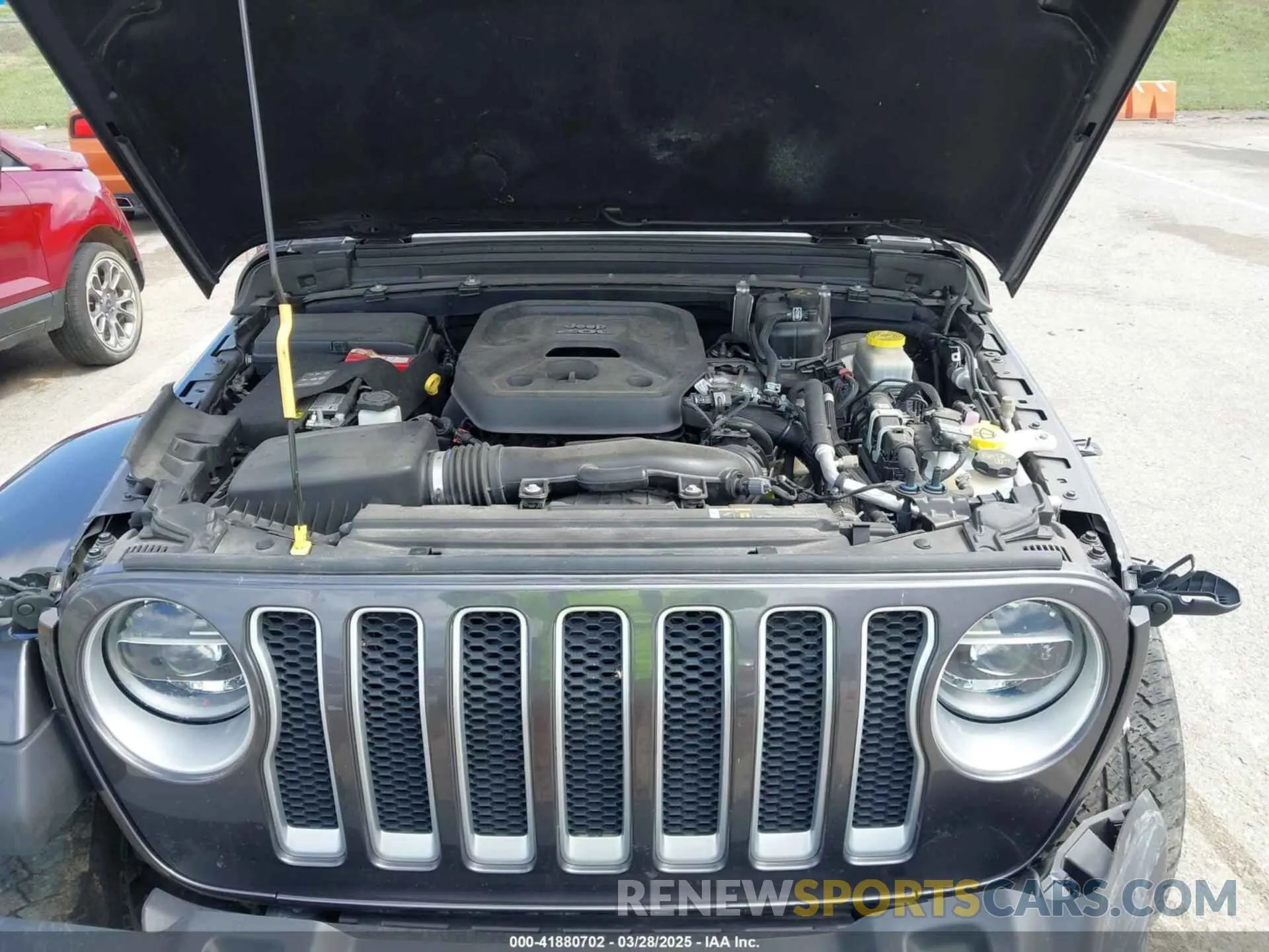 10 fotografías del automóvil dañado 1C4HJXEN3KW622167 JEEP WRANGLER UNLIMITED 2019