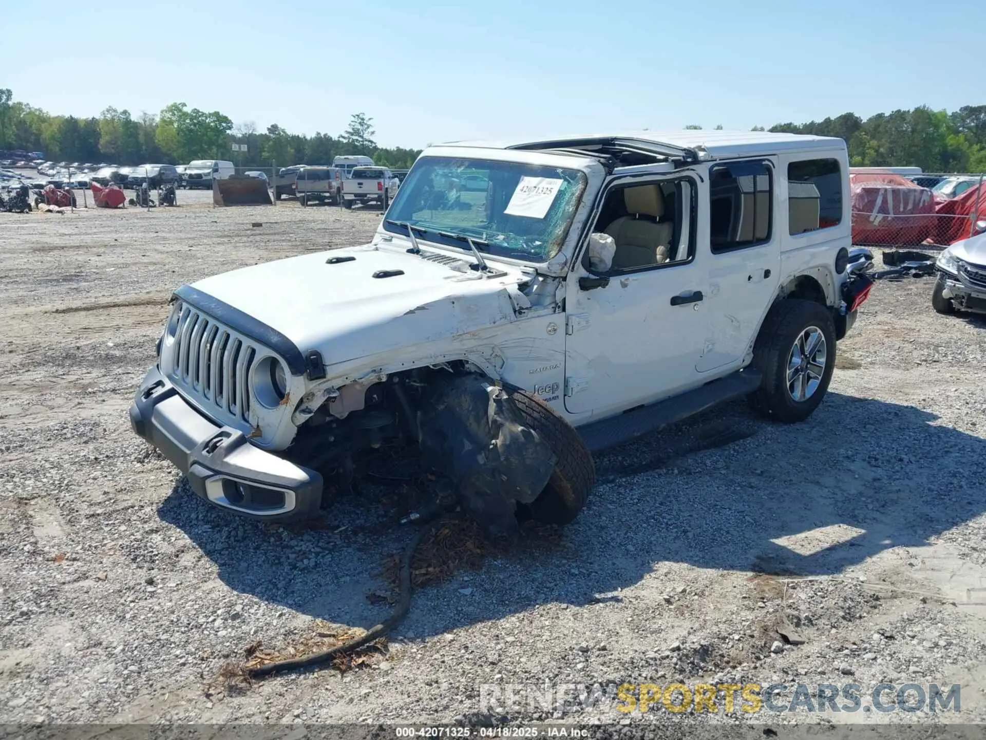 2 fotografías del automóvil dañado 1C4HJXEN5KW509806 JEEP WRANGLER UNLIMITED 2019