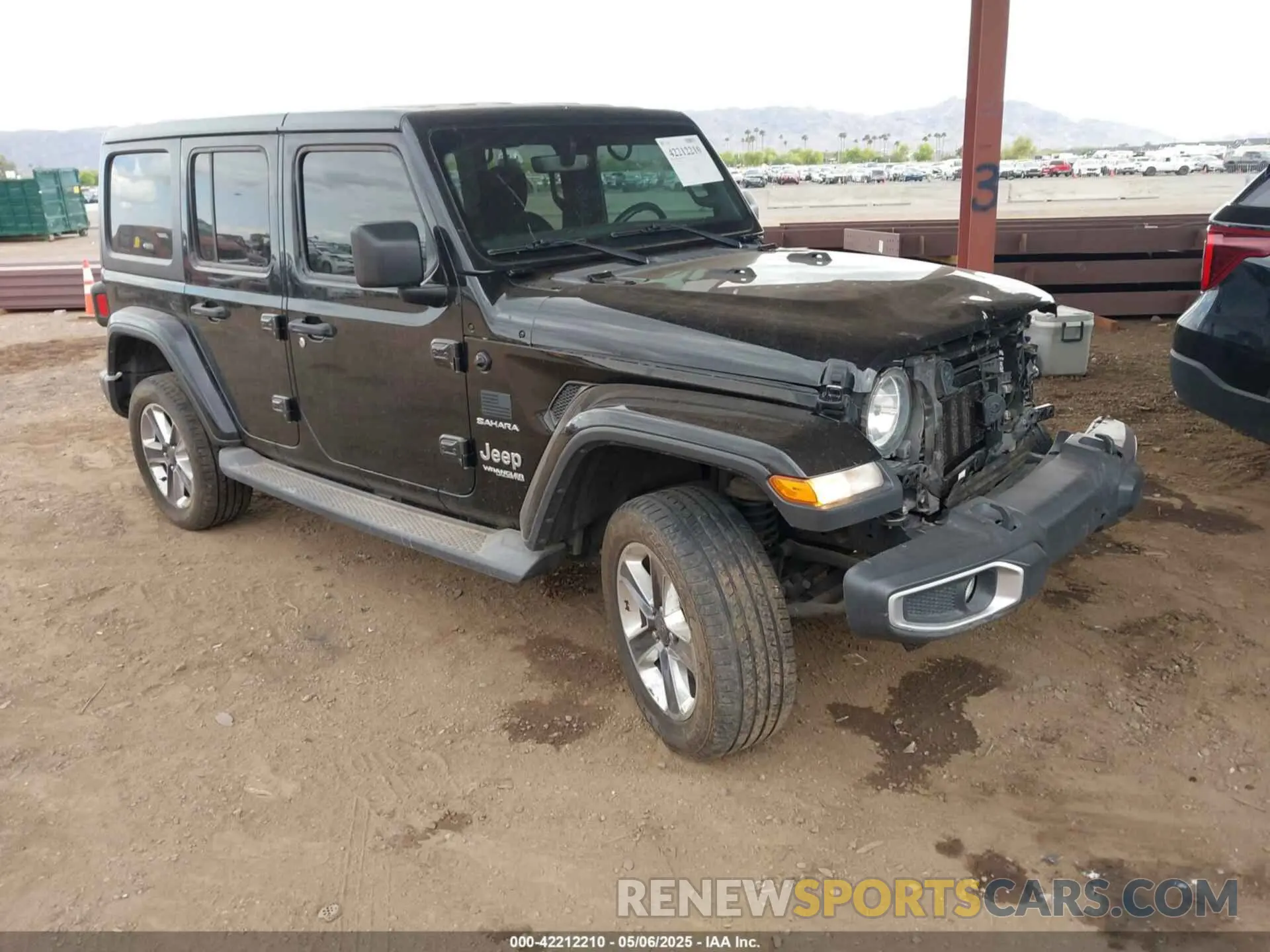 1 fotografías del automóvil dañado 1C4HJXEN6KW507563 JEEP WRANGLER UNLIMITED 2019