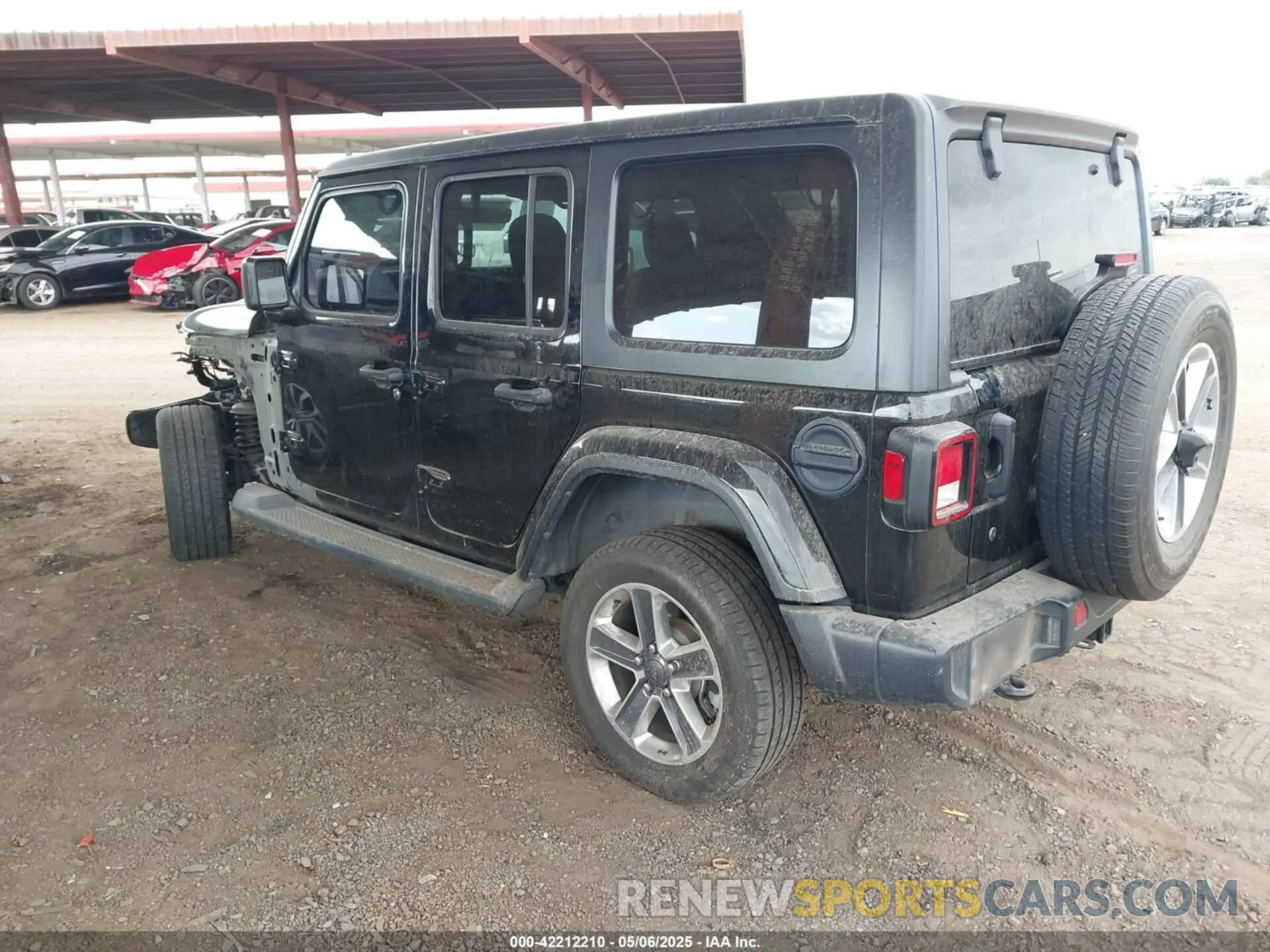 3 fotografías del automóvil dañado 1C4HJXEN6KW507563 JEEP WRANGLER UNLIMITED 2019
