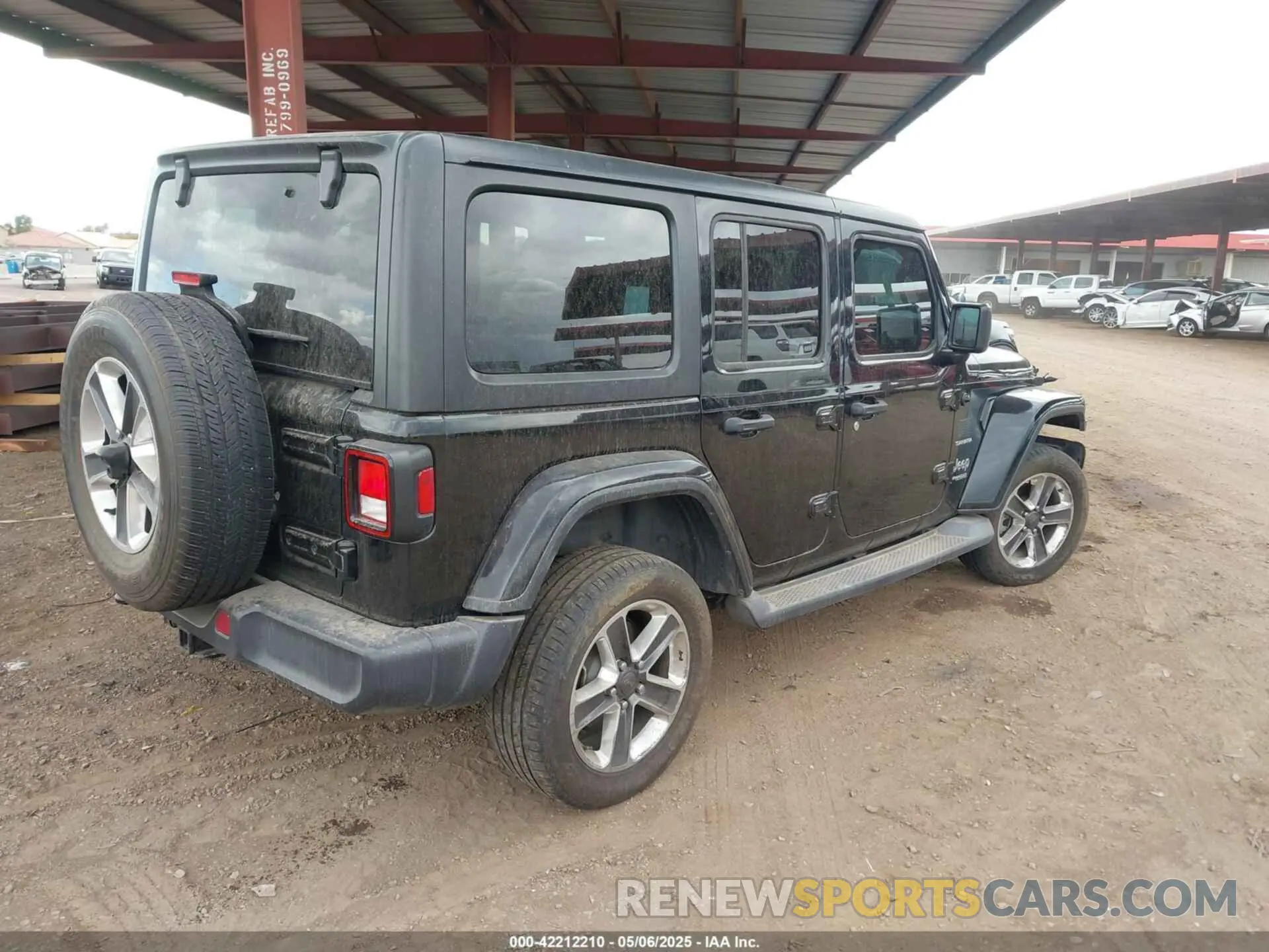 4 fotografías del automóvil dañado 1C4HJXEN6KW507563 JEEP WRANGLER UNLIMITED 2019