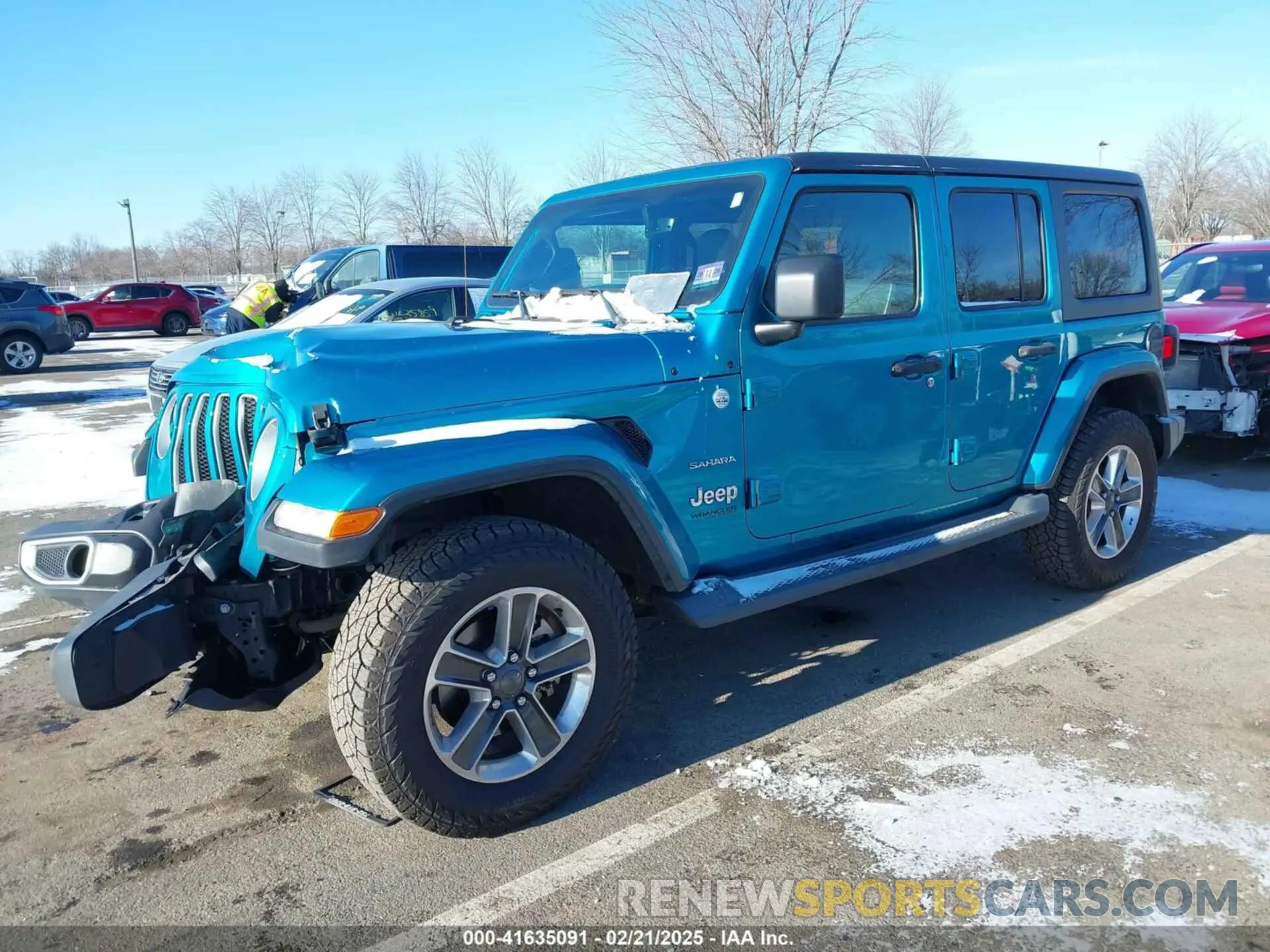 2 fotografías del automóvil dañado 1C4HJXEN7KW641854 JEEP WRANGLER UNLIMITED 2019