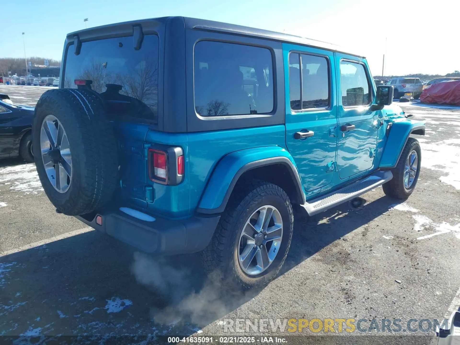 4 fotografías del automóvil dañado 1C4HJXEN7KW641854 JEEP WRANGLER UNLIMITED 2019