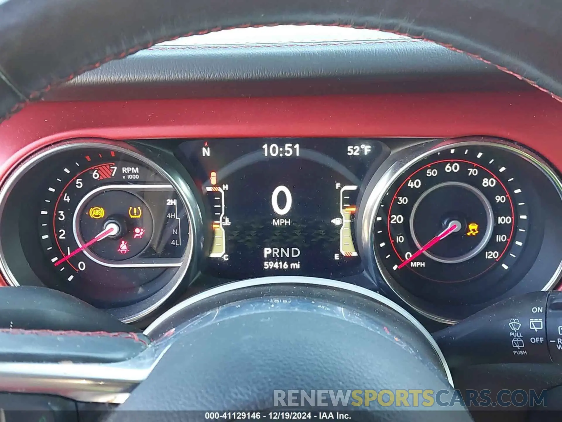 7 fotografías del automóvil dañado 1C4HJXFN7KW513290 JEEP WRANGLER UNLIMITED 2019