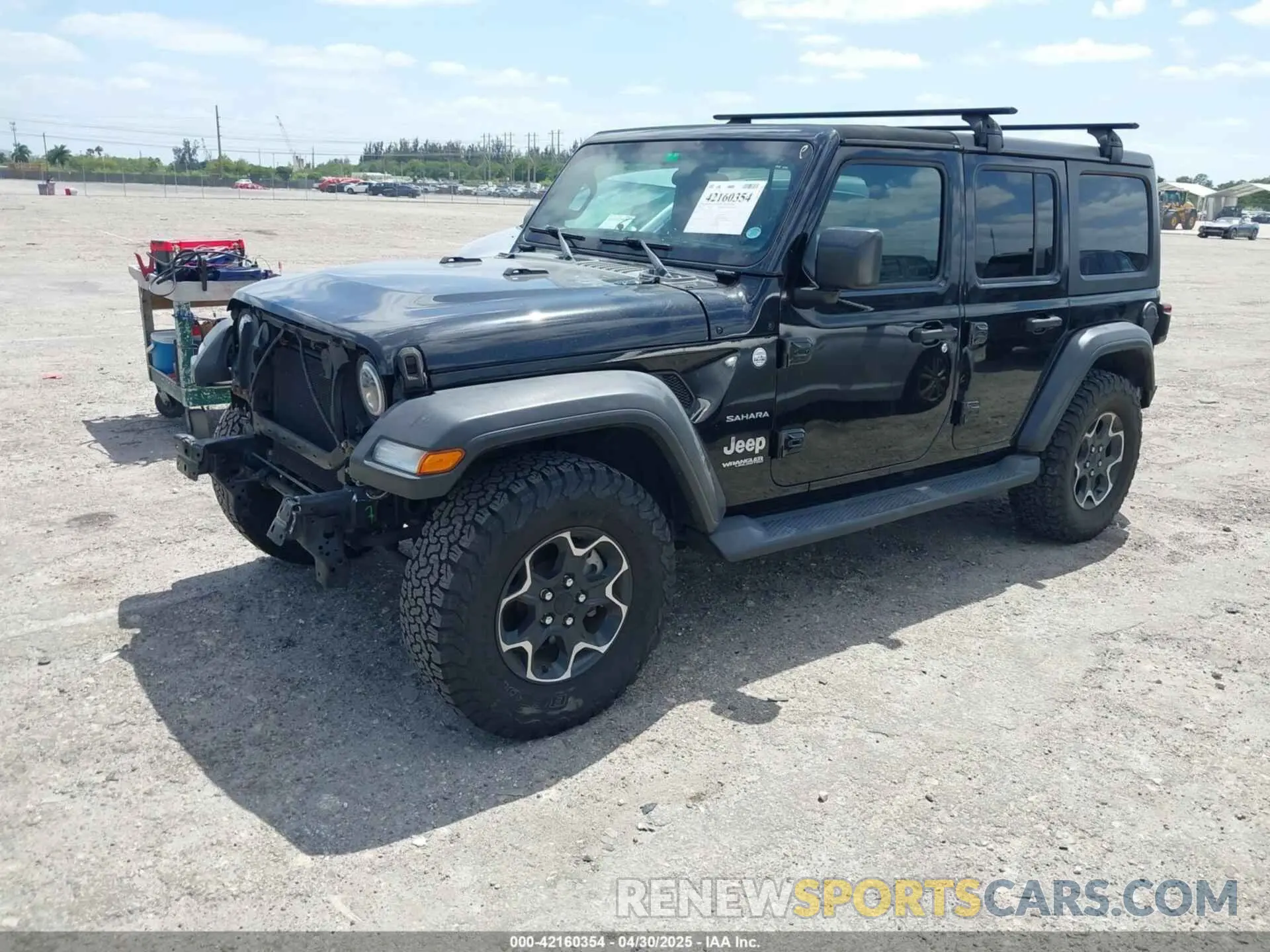 2 fotografías del automóvil dañado 1C4HJXDG1LW201374 JEEP WRANGLER UNLIMITED 2020