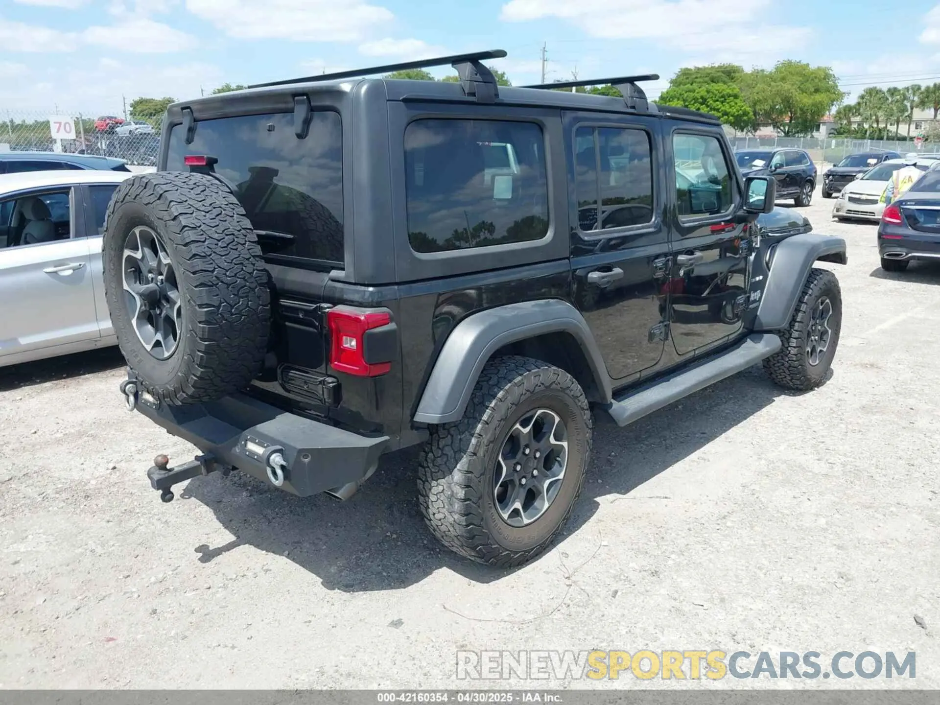 4 fotografías del automóvil dañado 1C4HJXDG1LW201374 JEEP WRANGLER UNLIMITED 2020