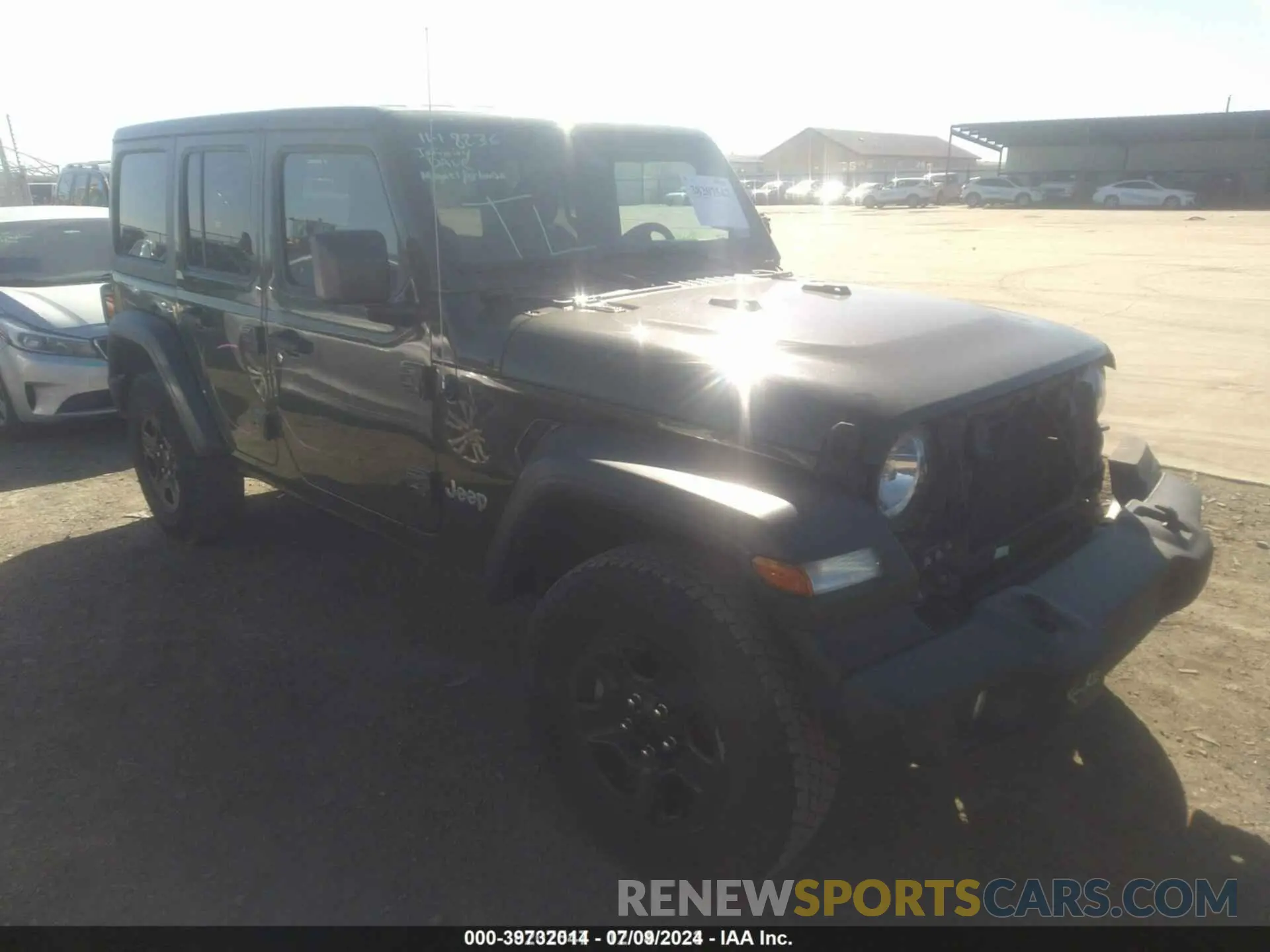 1 fotografías del automóvil dañado 1C4HJXDG1LW349170 JEEP WRANGLER UNLIMITED 2020