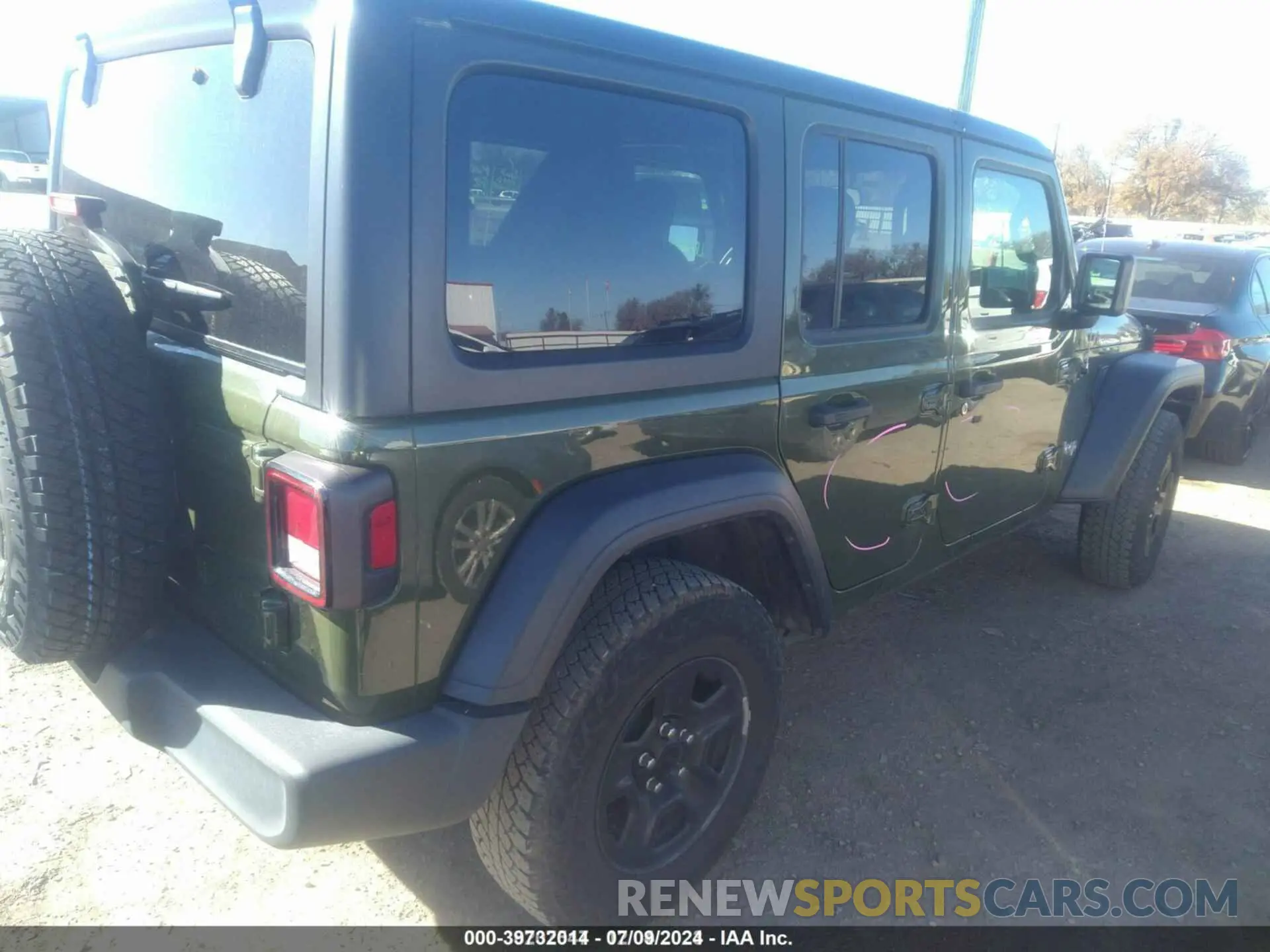 4 fotografías del automóvil dañado 1C4HJXDG1LW349170 JEEP WRANGLER UNLIMITED 2020