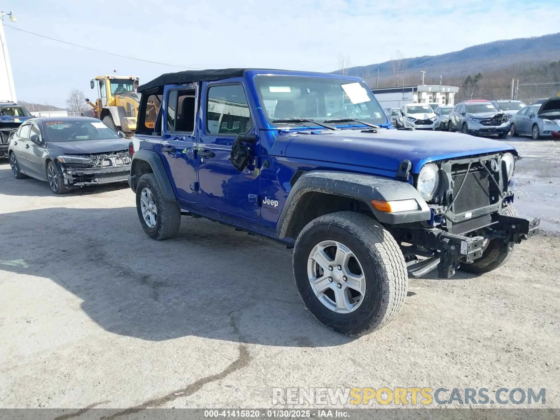1 fotografías del automóvil dañado 1C4HJXDG2LW260238 JEEP WRANGLER UNLIMITED 2020