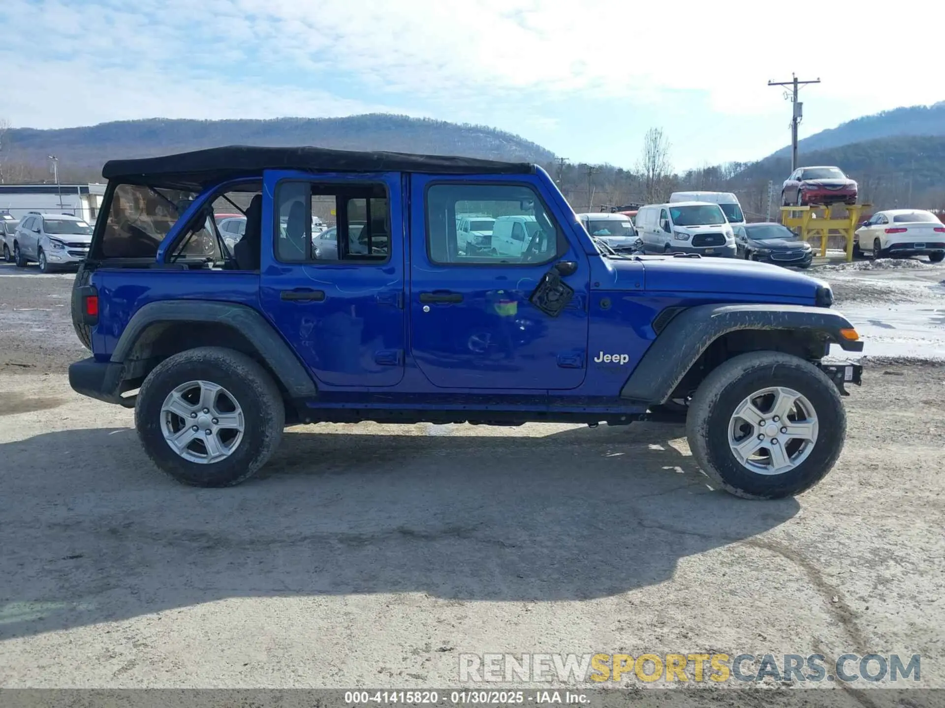 14 fotografías del automóvil dañado 1C4HJXDG2LW260238 JEEP WRANGLER UNLIMITED 2020