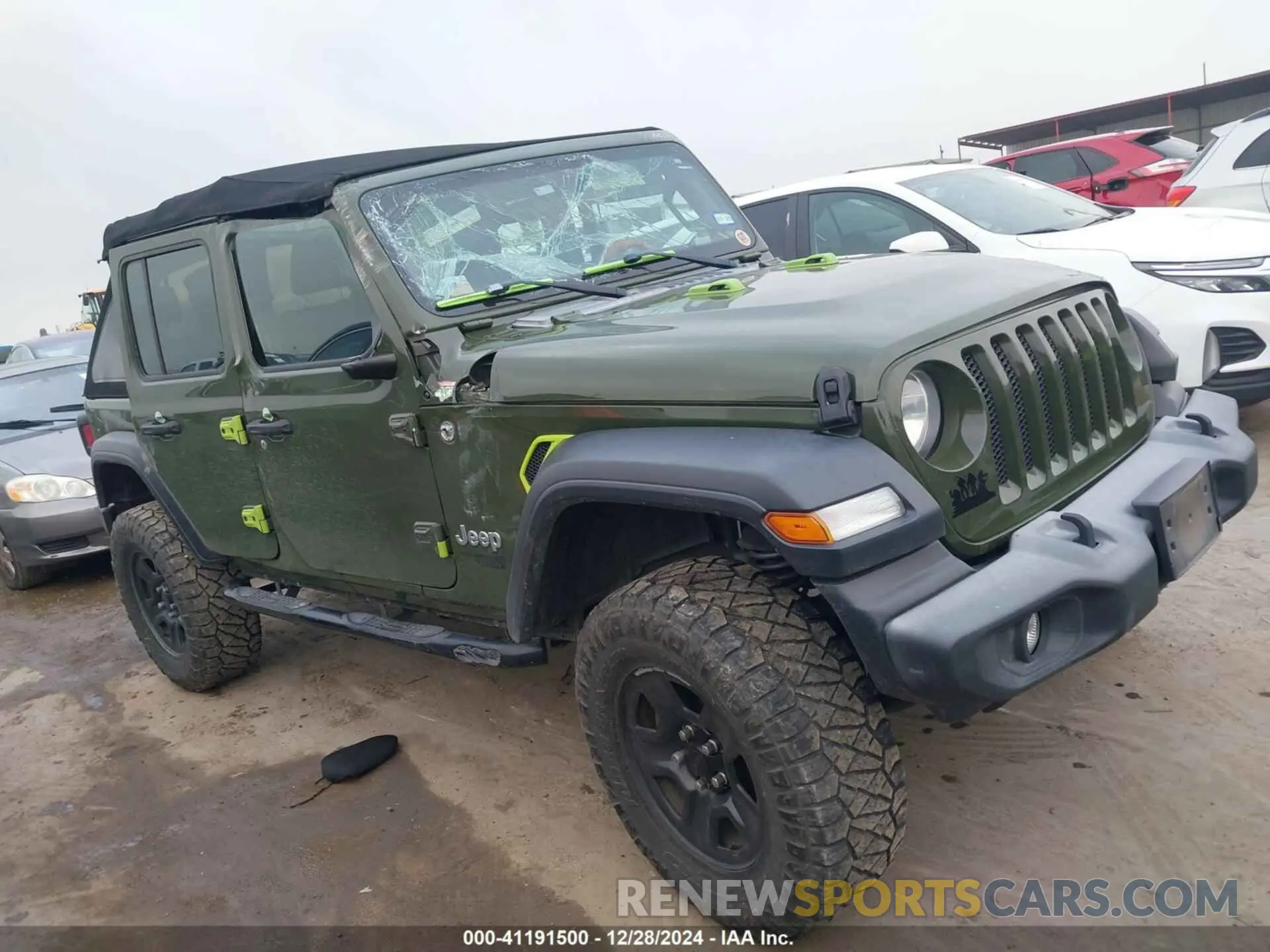 1 fotografías del automóvil dañado 1C4HJXDG2LW310684 JEEP WRANGLER UNLIMITED 2020