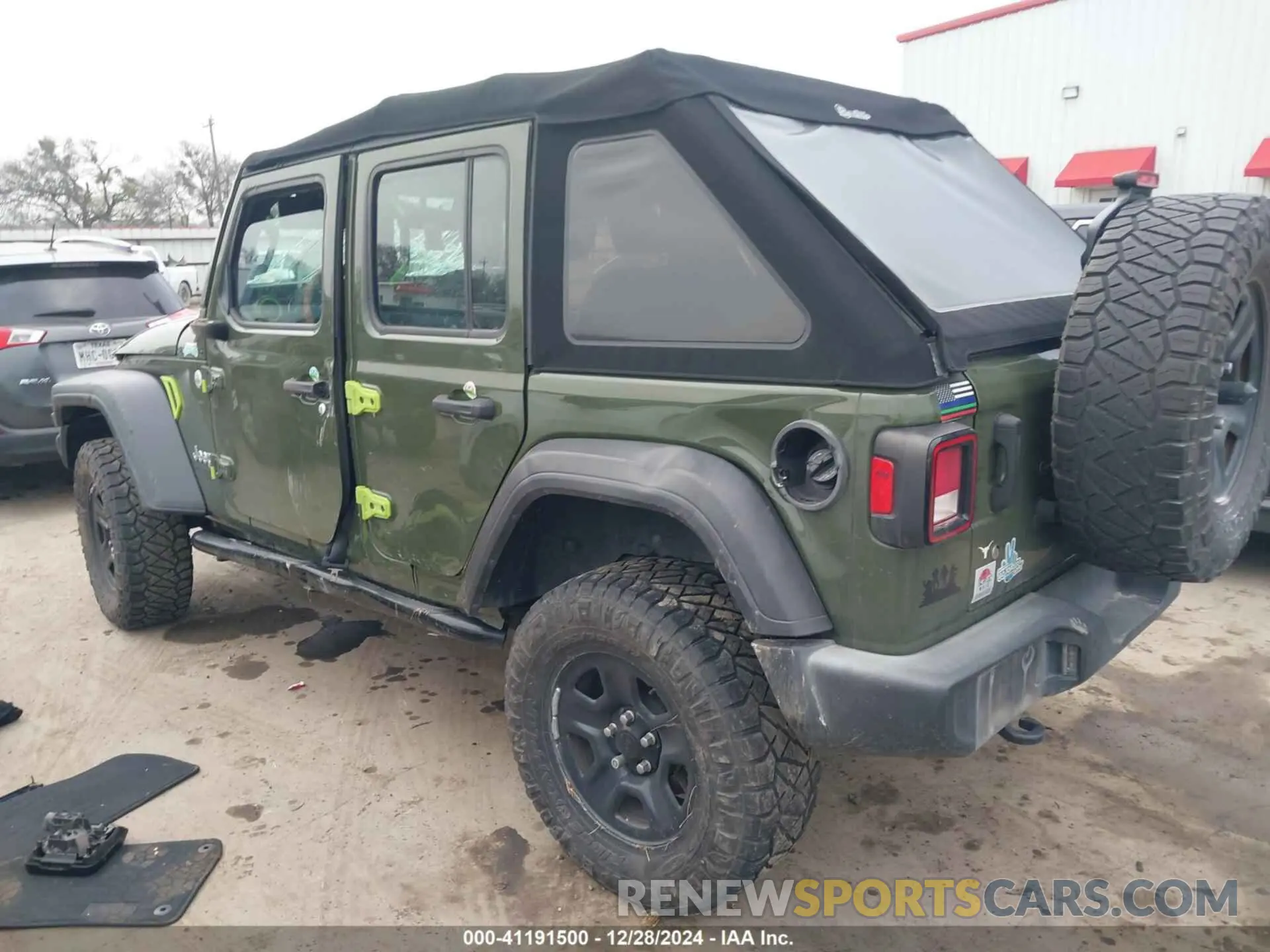 3 fotografías del automóvil dañado 1C4HJXDG2LW310684 JEEP WRANGLER UNLIMITED 2020