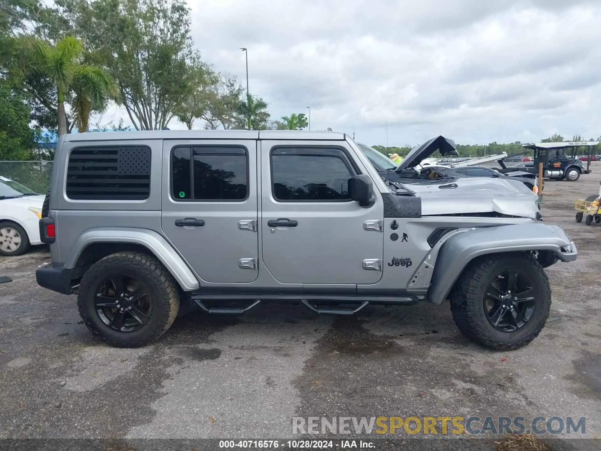 13 fotografías del automóvil dañado 1C4HJXDG3LW250141 JEEP WRANGLER UNLIMITED 2020
