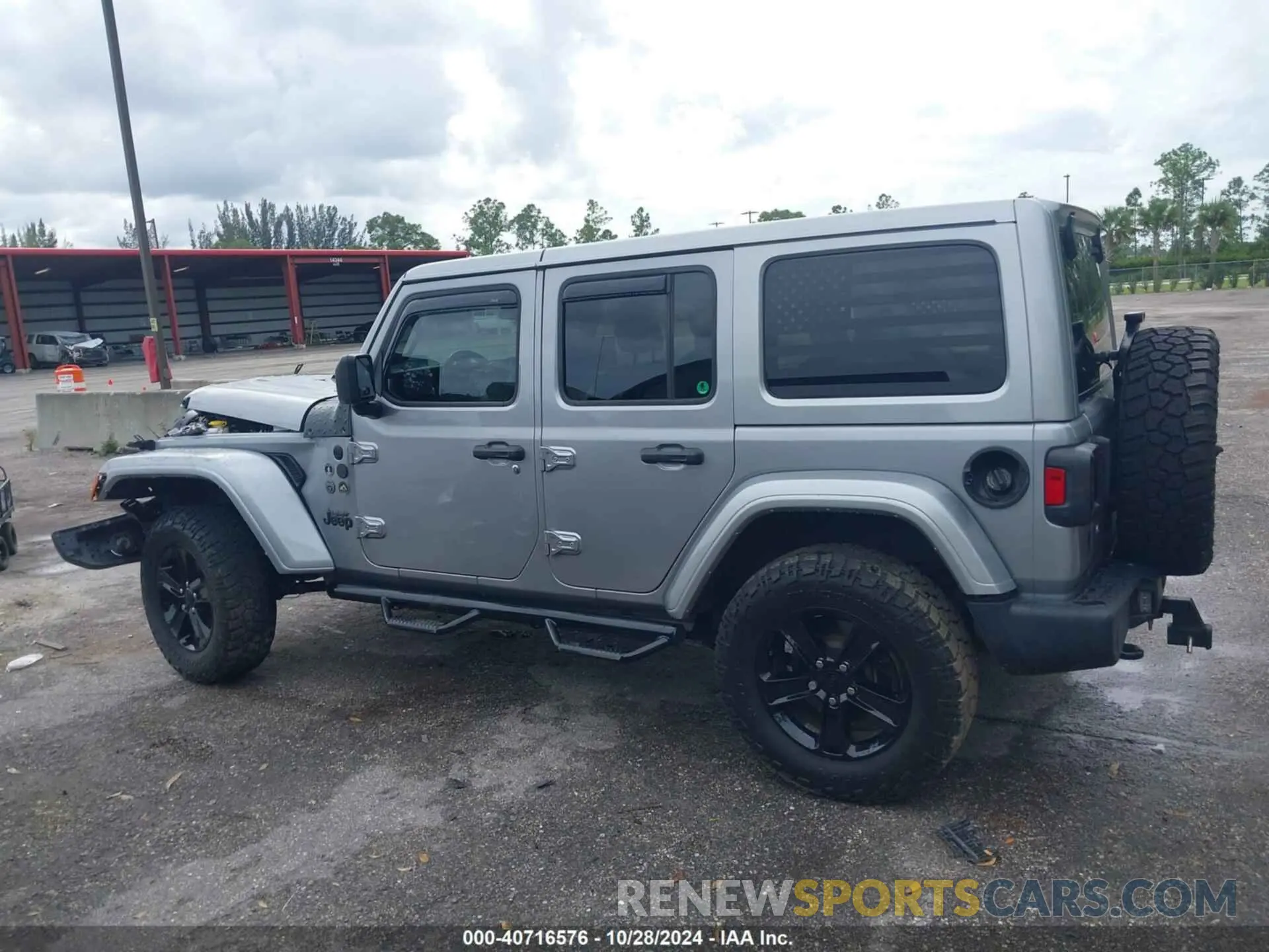 14 fotografías del automóvil dañado 1C4HJXDG3LW250141 JEEP WRANGLER UNLIMITED 2020