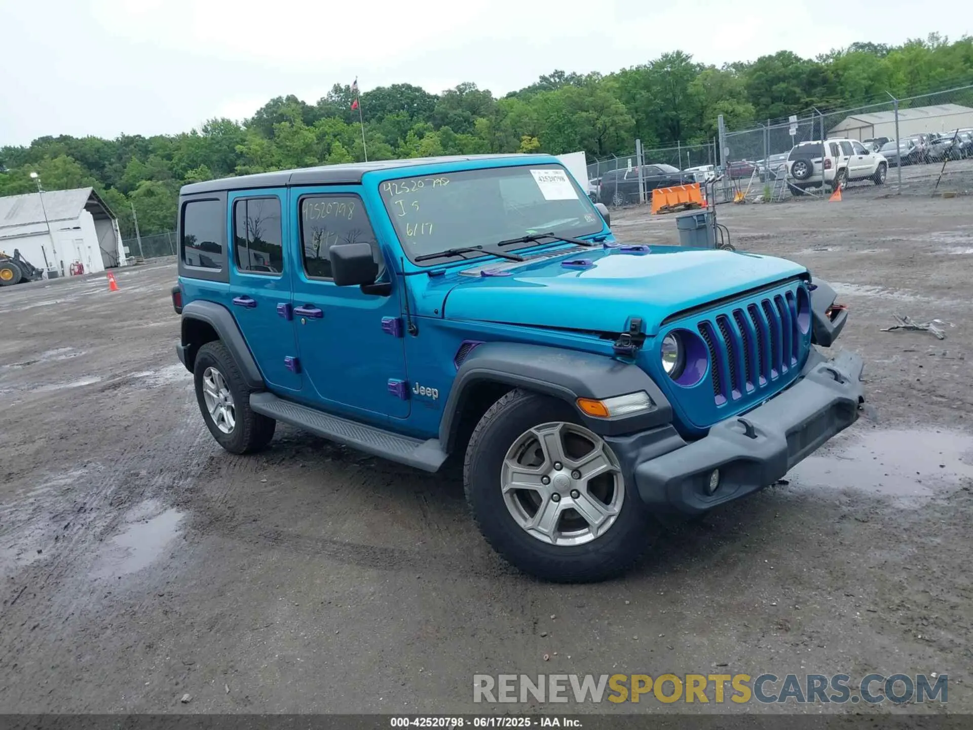 1 fotografías del automóvil dañado 1C4HJXDG3LW323461 JEEP WRANGLER UNLIMITED 2020