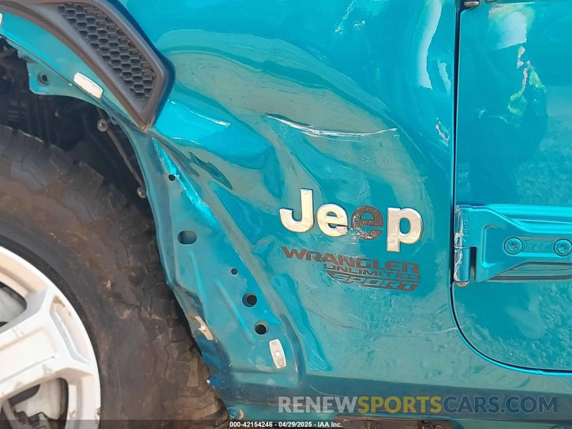 19 fotografías del automóvil dañado 1C4HJXDG4LW331133 JEEP WRANGLER UNLIMITED 2020