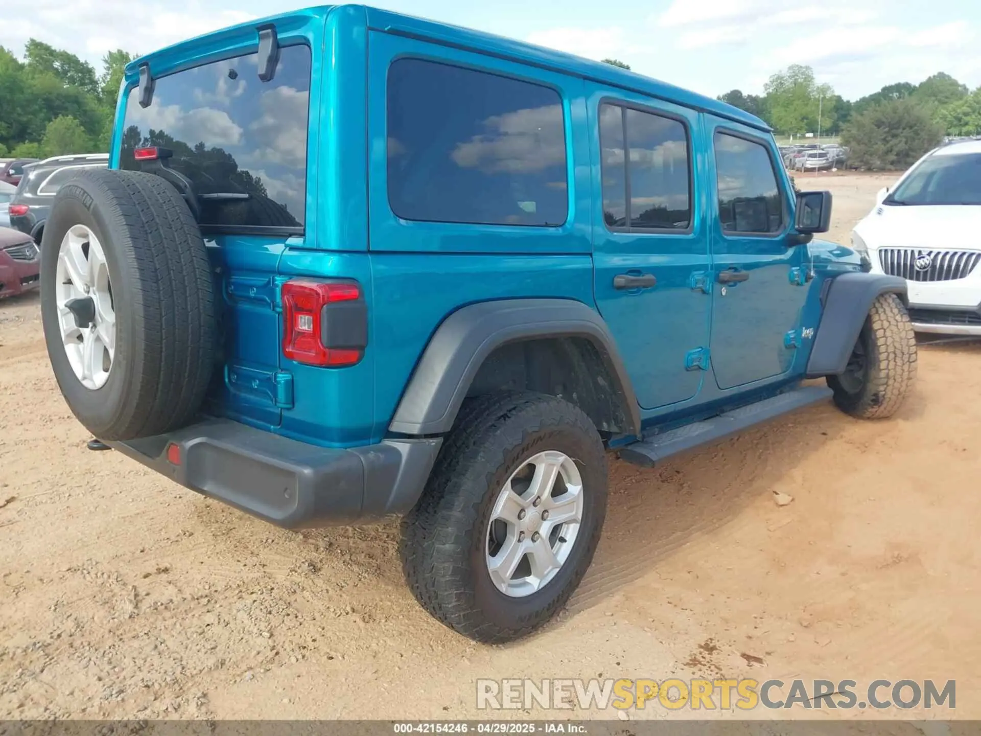 4 fotografías del automóvil dañado 1C4HJXDG4LW331133 JEEP WRANGLER UNLIMITED 2020