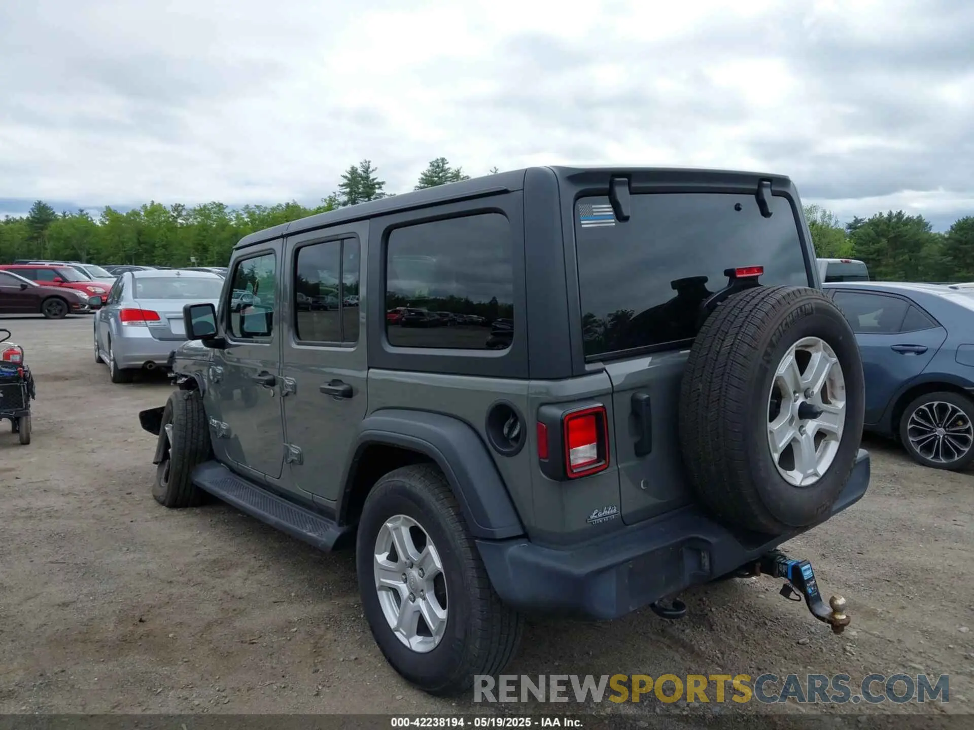 3 fotografías del automóvil dañado 1C4HJXDG5LW187222 JEEP WRANGLER UNLIMITED 2020